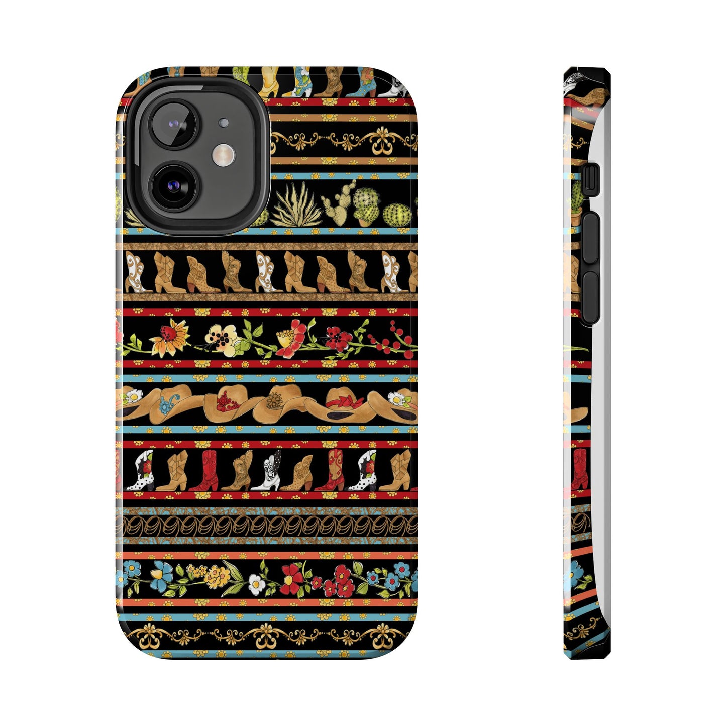 Whoa Borders Black Phone Case