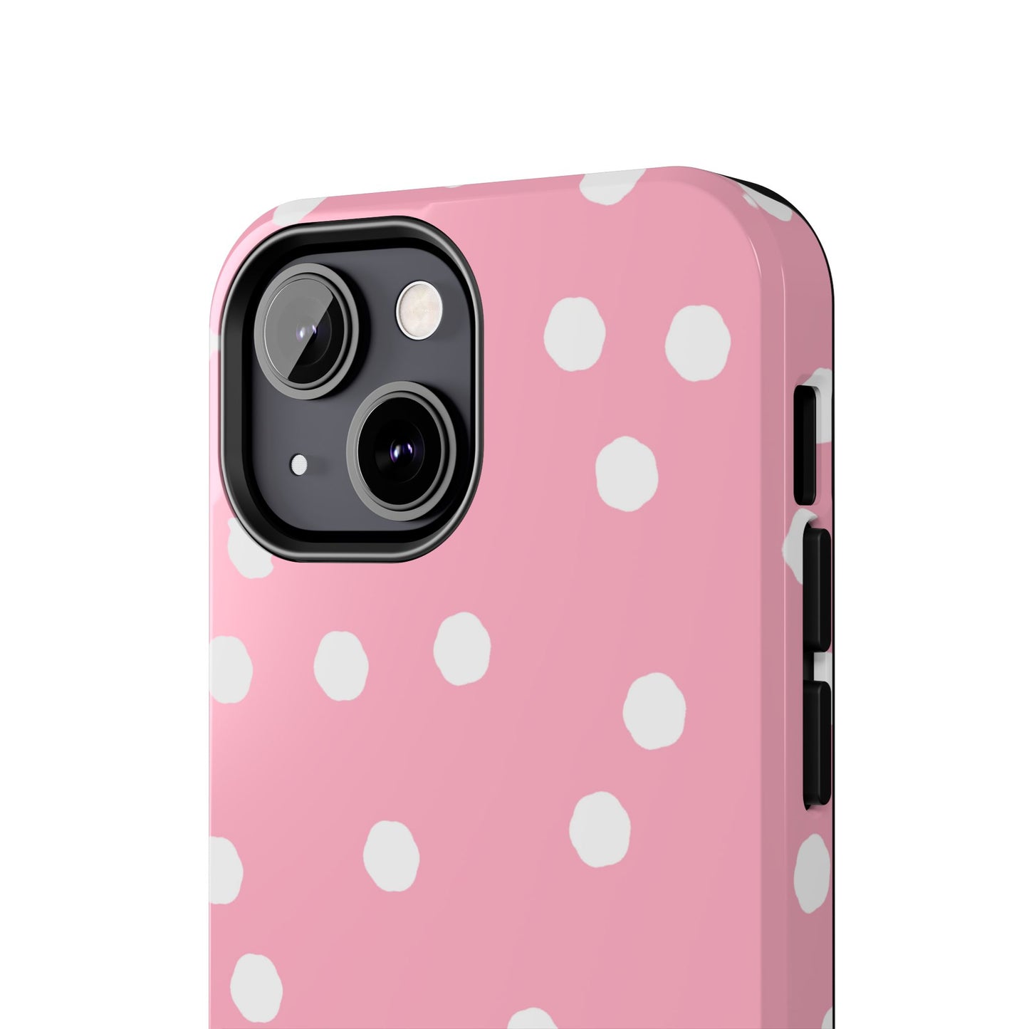 Jumbo Dots Pink / White Phone Case