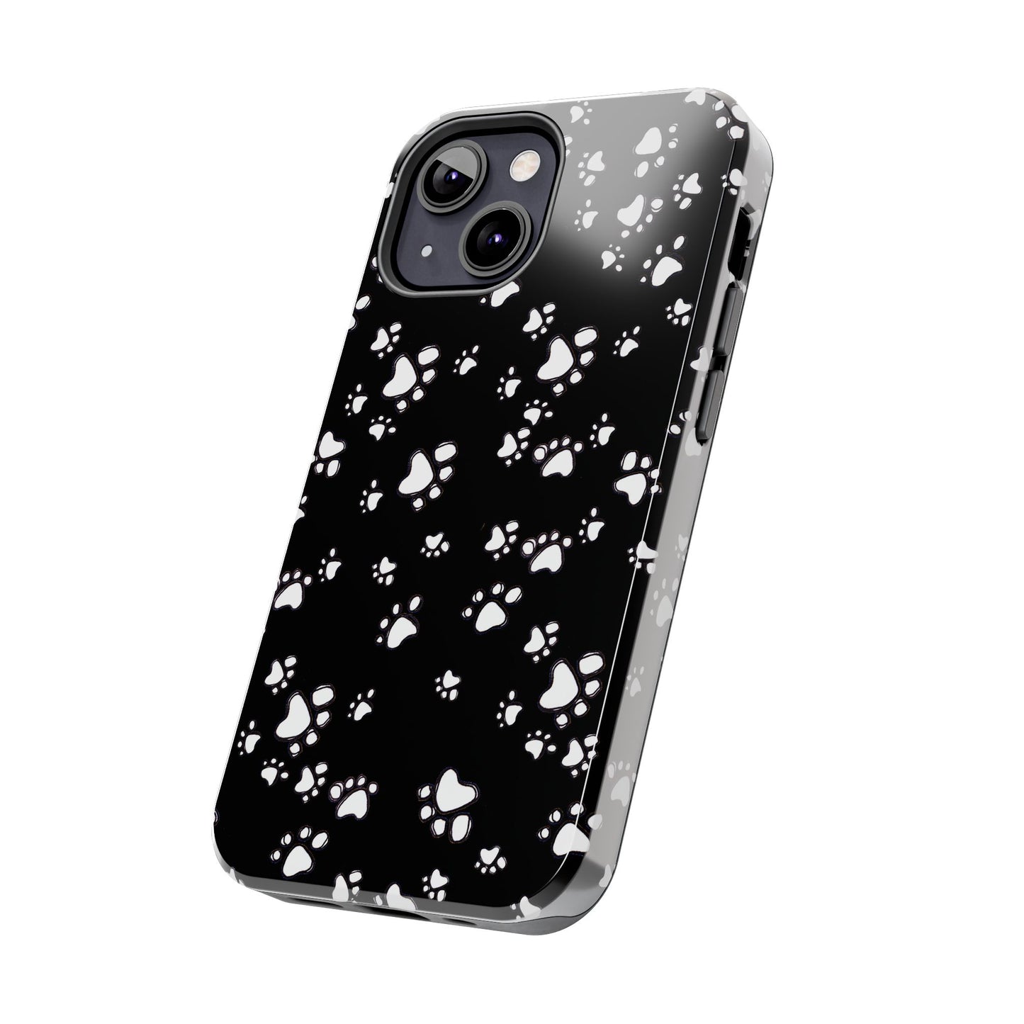 Paw Flakes Black Phone Case