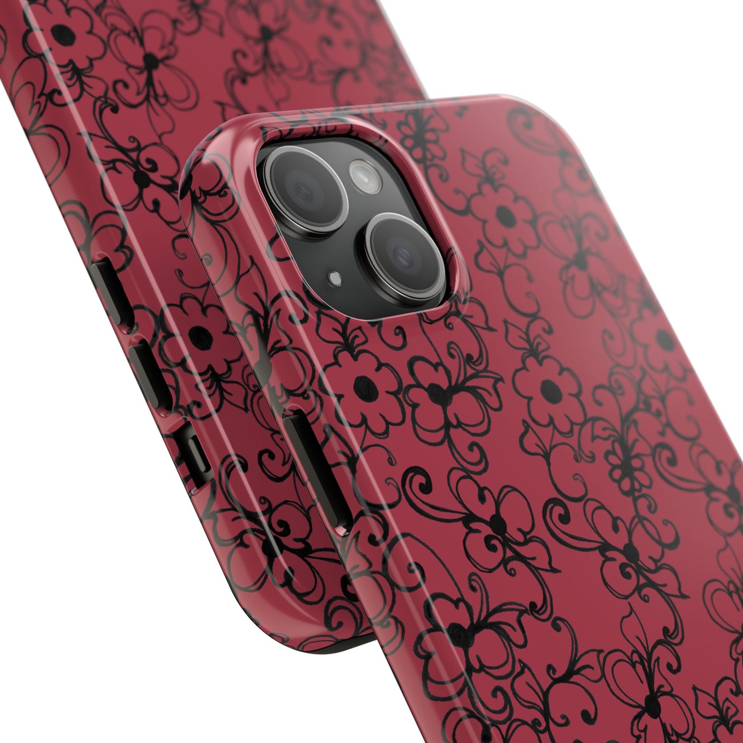 Daisy Jungle Red Phone Case