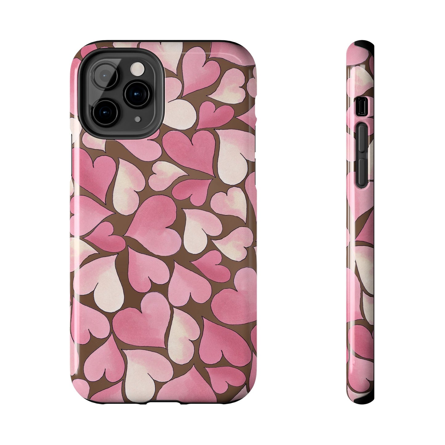 Hearts Chocolate Phone Case