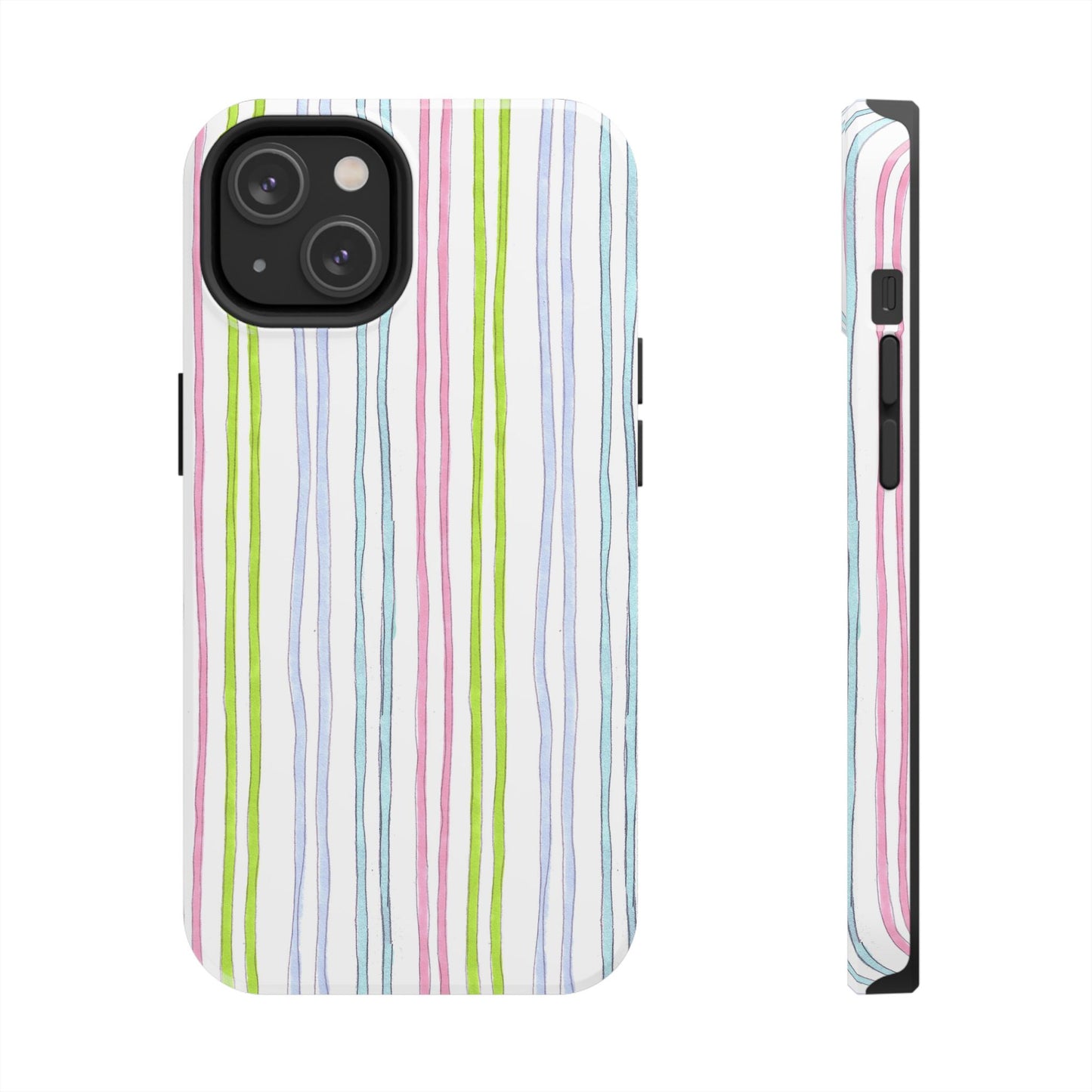 Belle Stripe White Phone Case