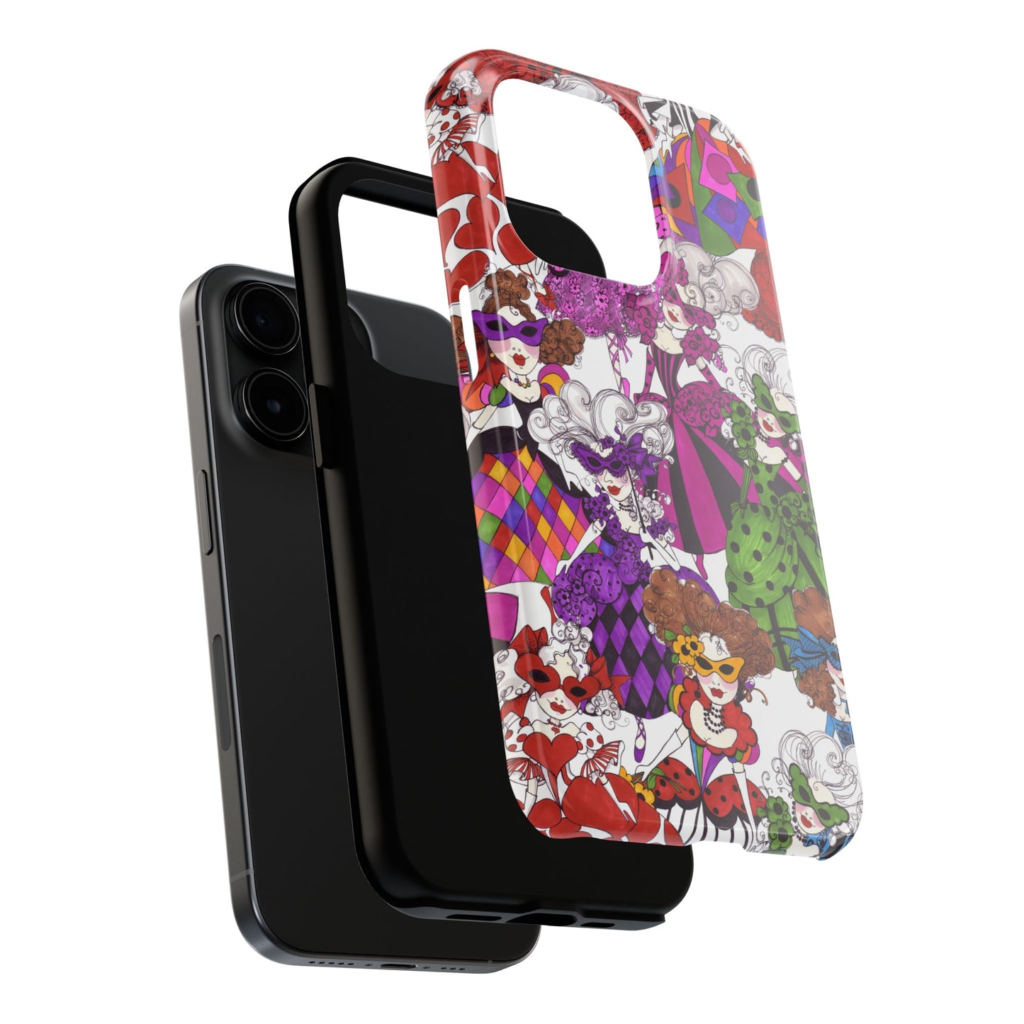 Crowded Dance Floor White Phone Case