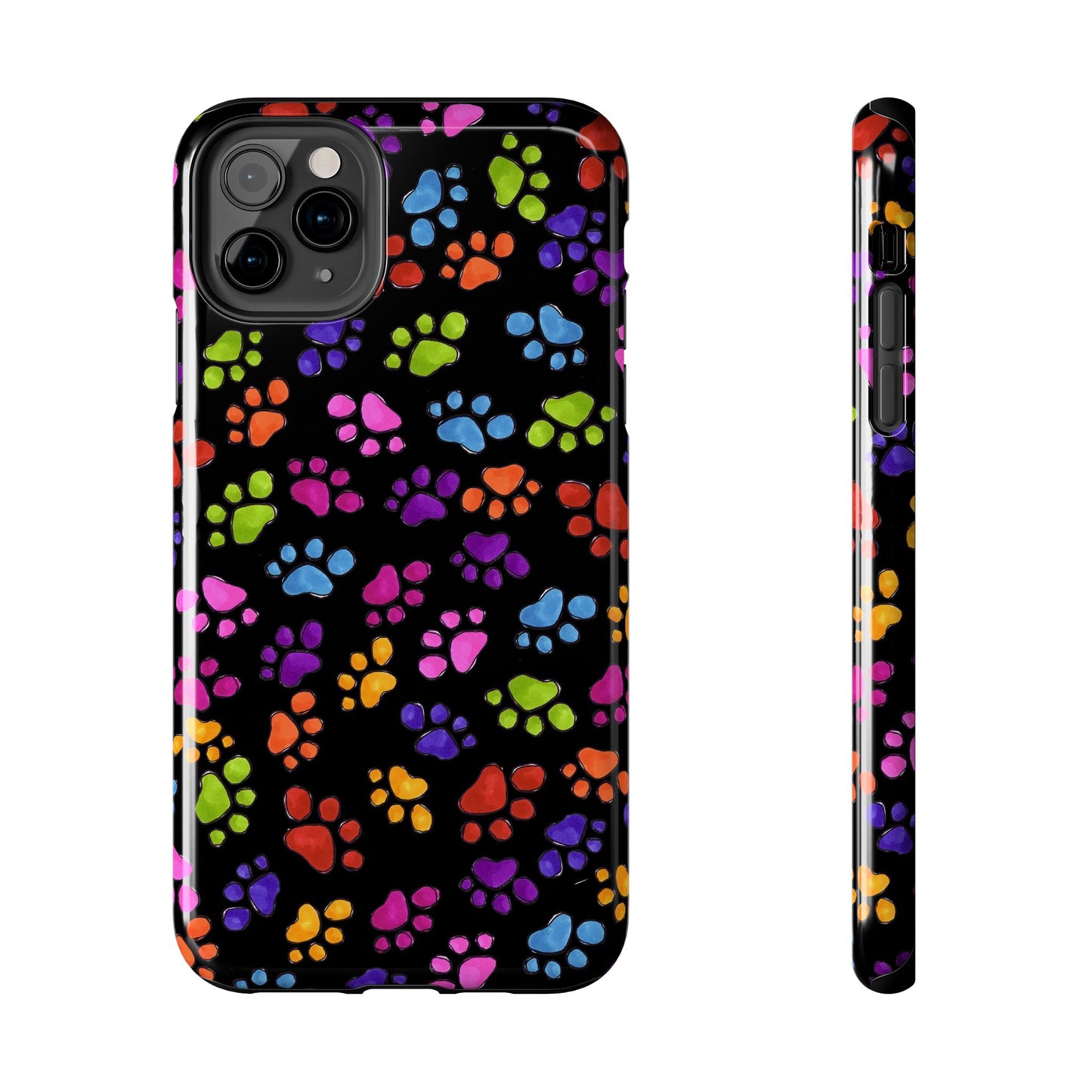 Fancy Paws Black Phone Case