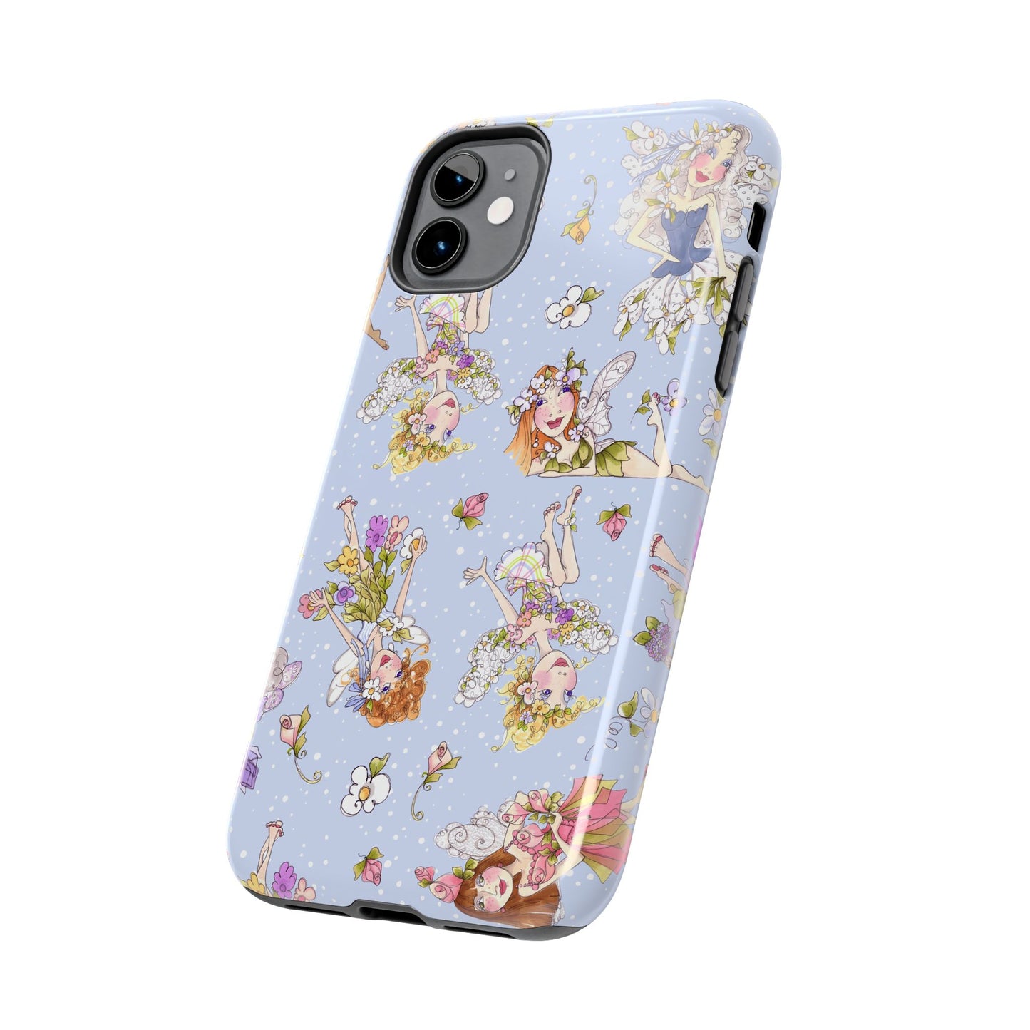 Tossed Fairies Blue Phone Case