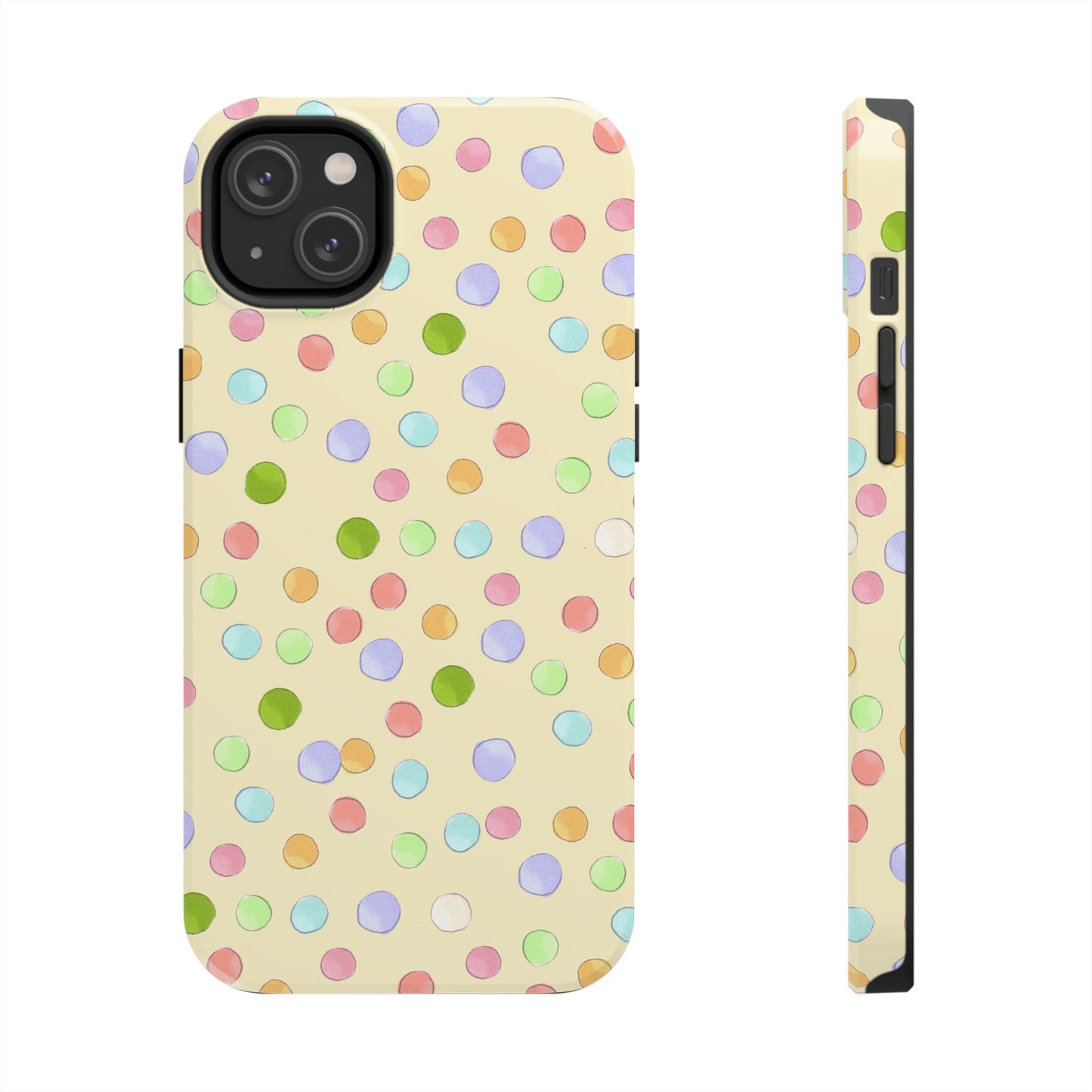 Happy Dots Yellow Phone Case