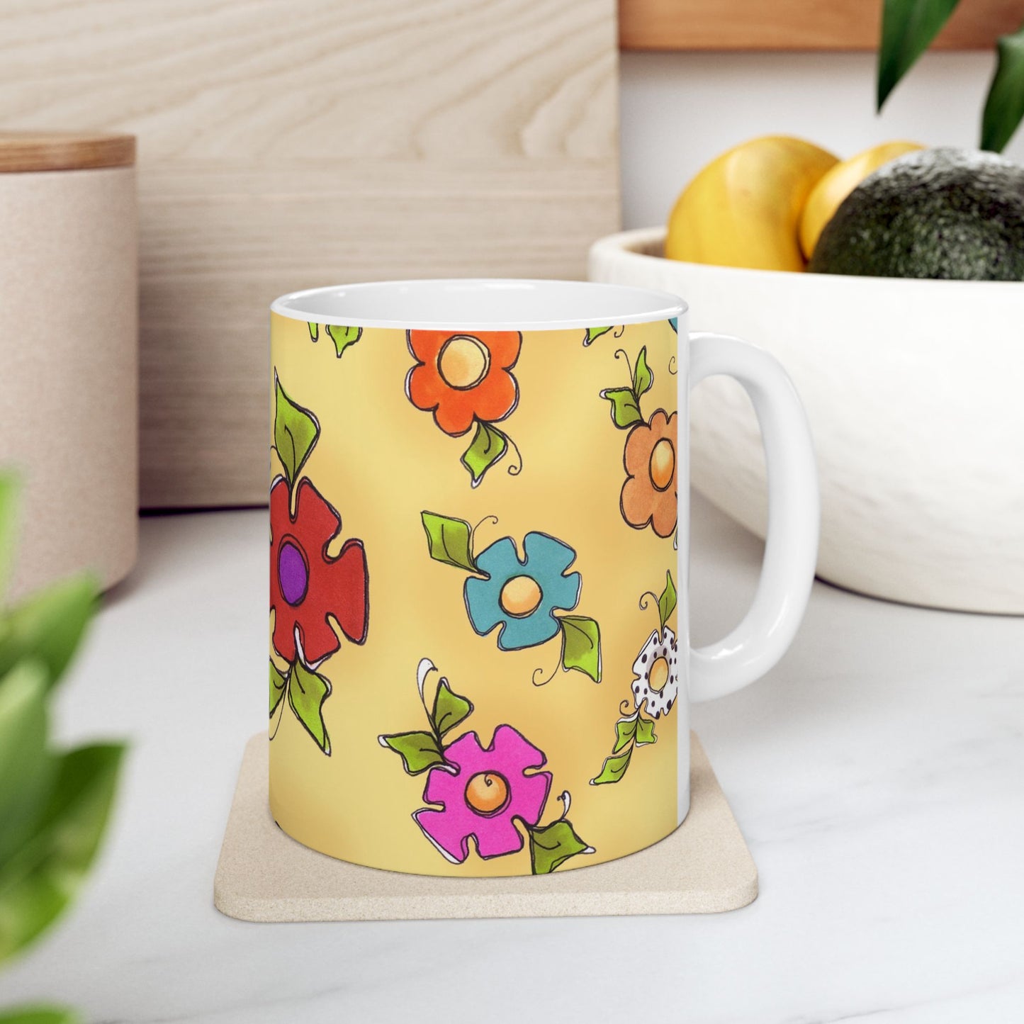 Happy Blooms Yellow Cup