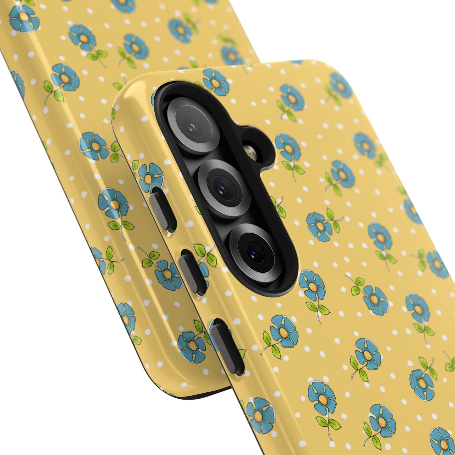 Daisy Dots Yellow Phone Case