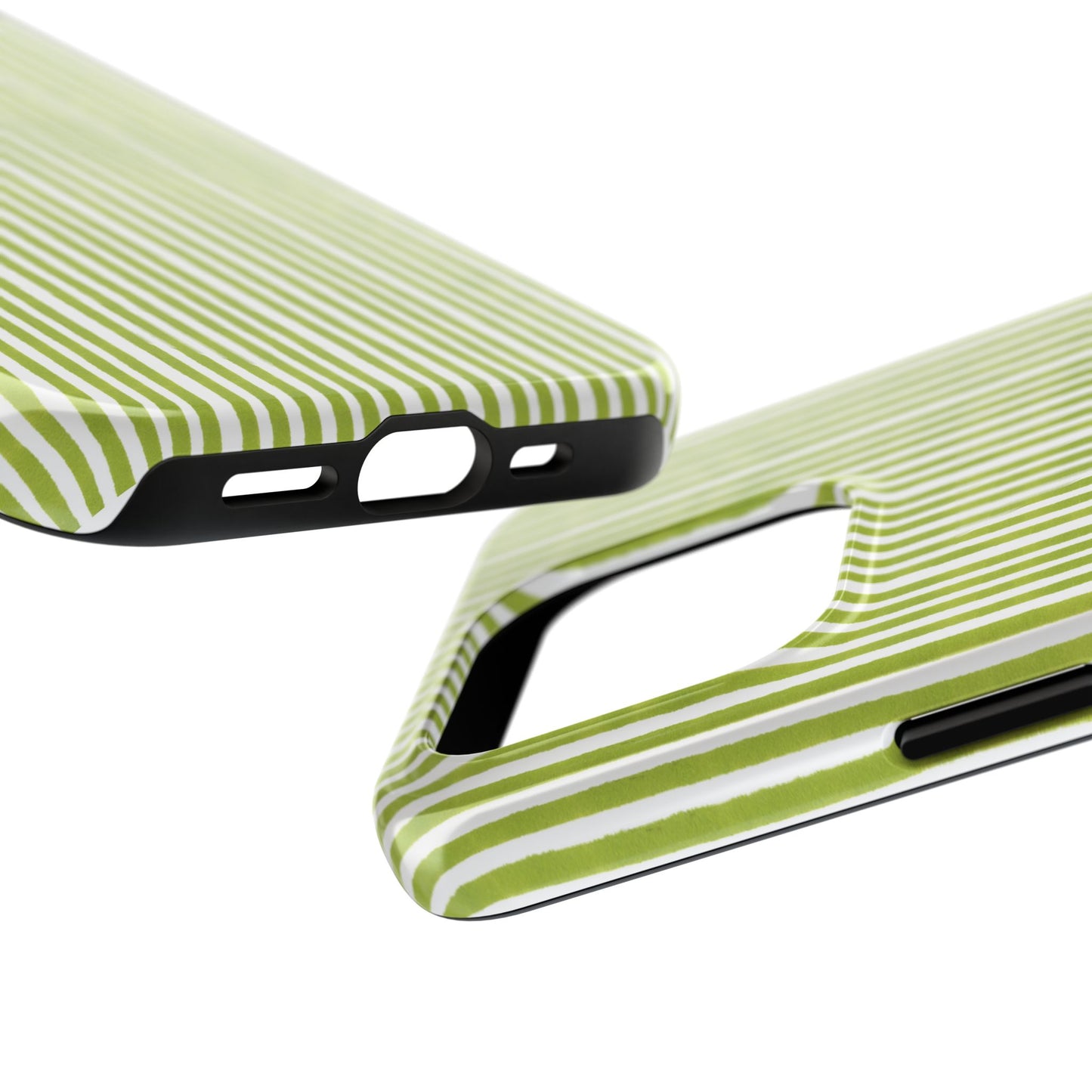 Lazy Stripe Lime Phone Case