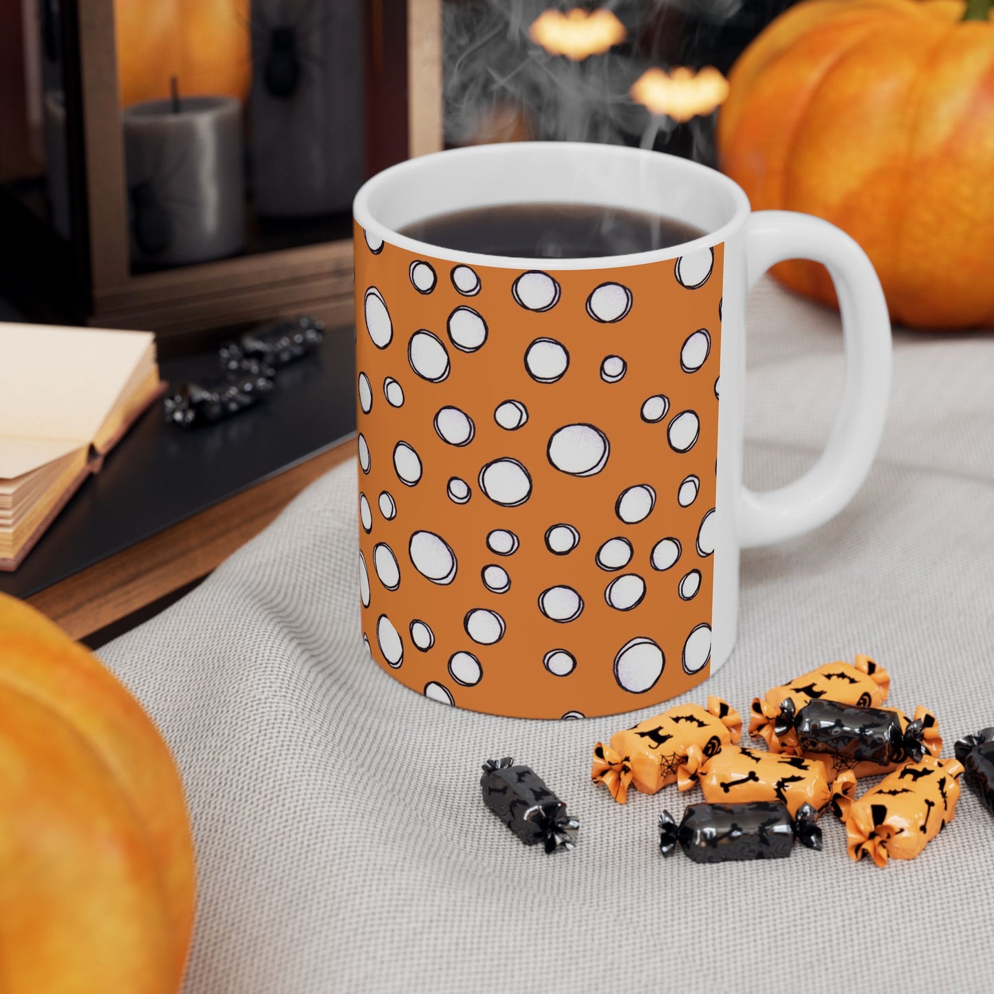 Pot Dots Orange Cup