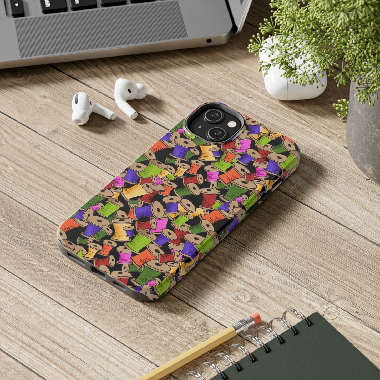 Spoolopoly Black Phone Case