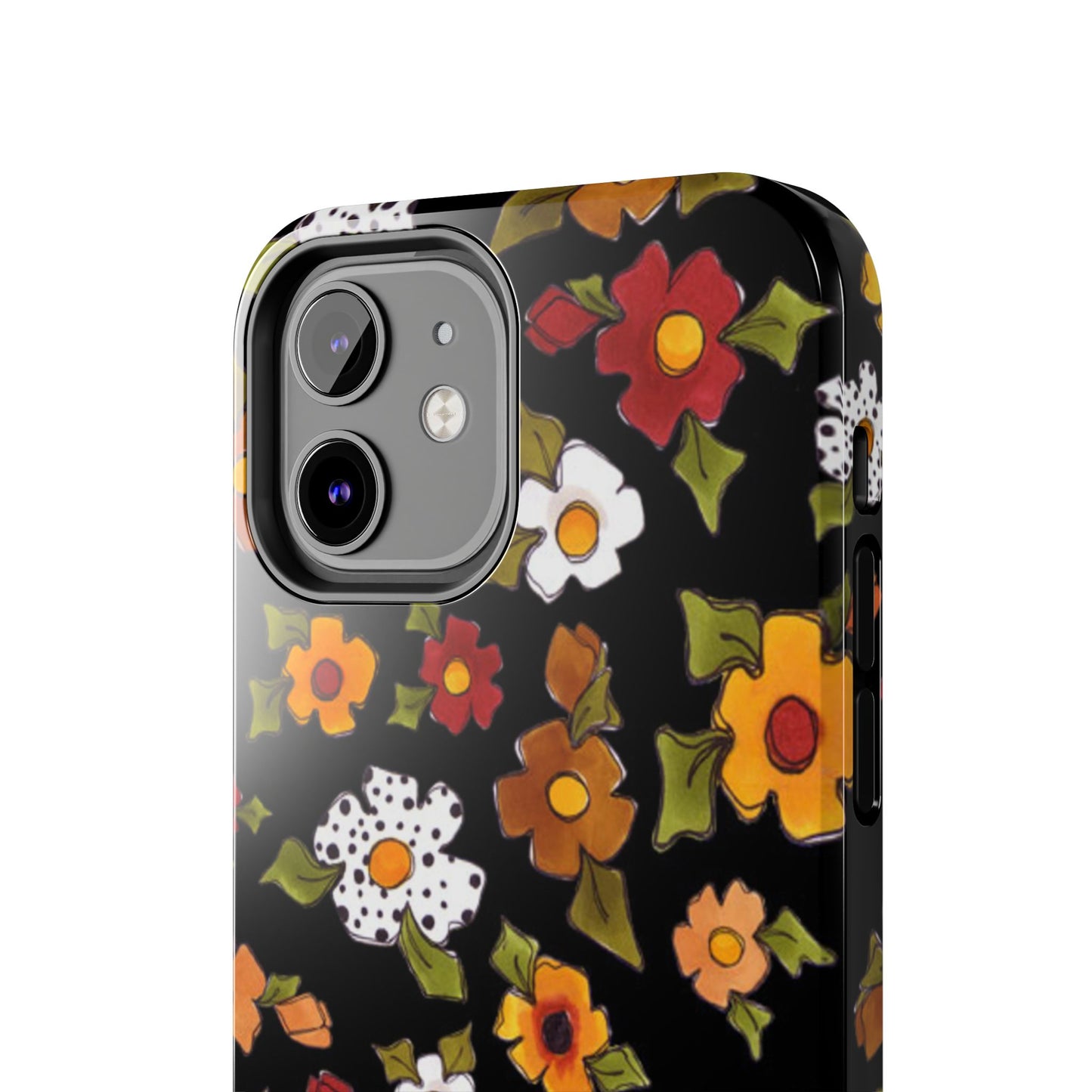 Spice Posie Black Phone Case