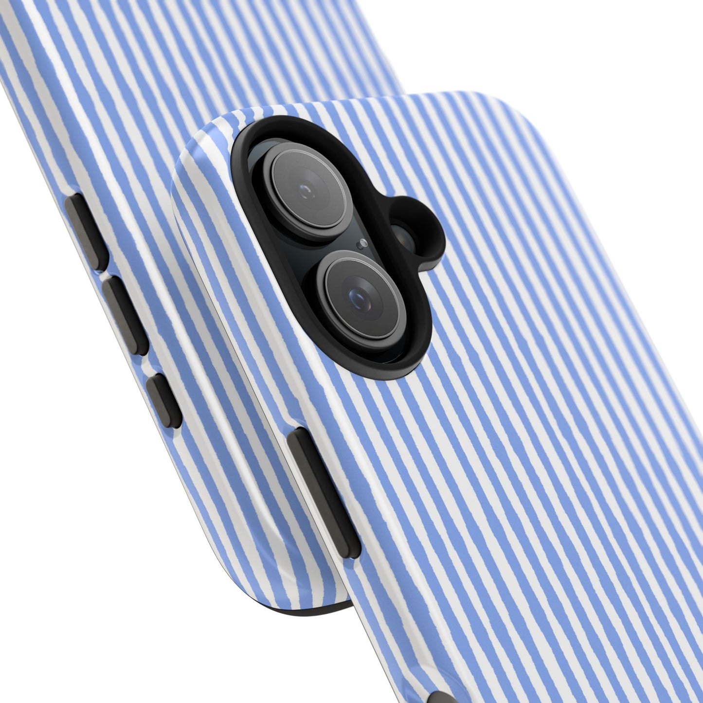 Lazy Stripe Blue / White Phone Case