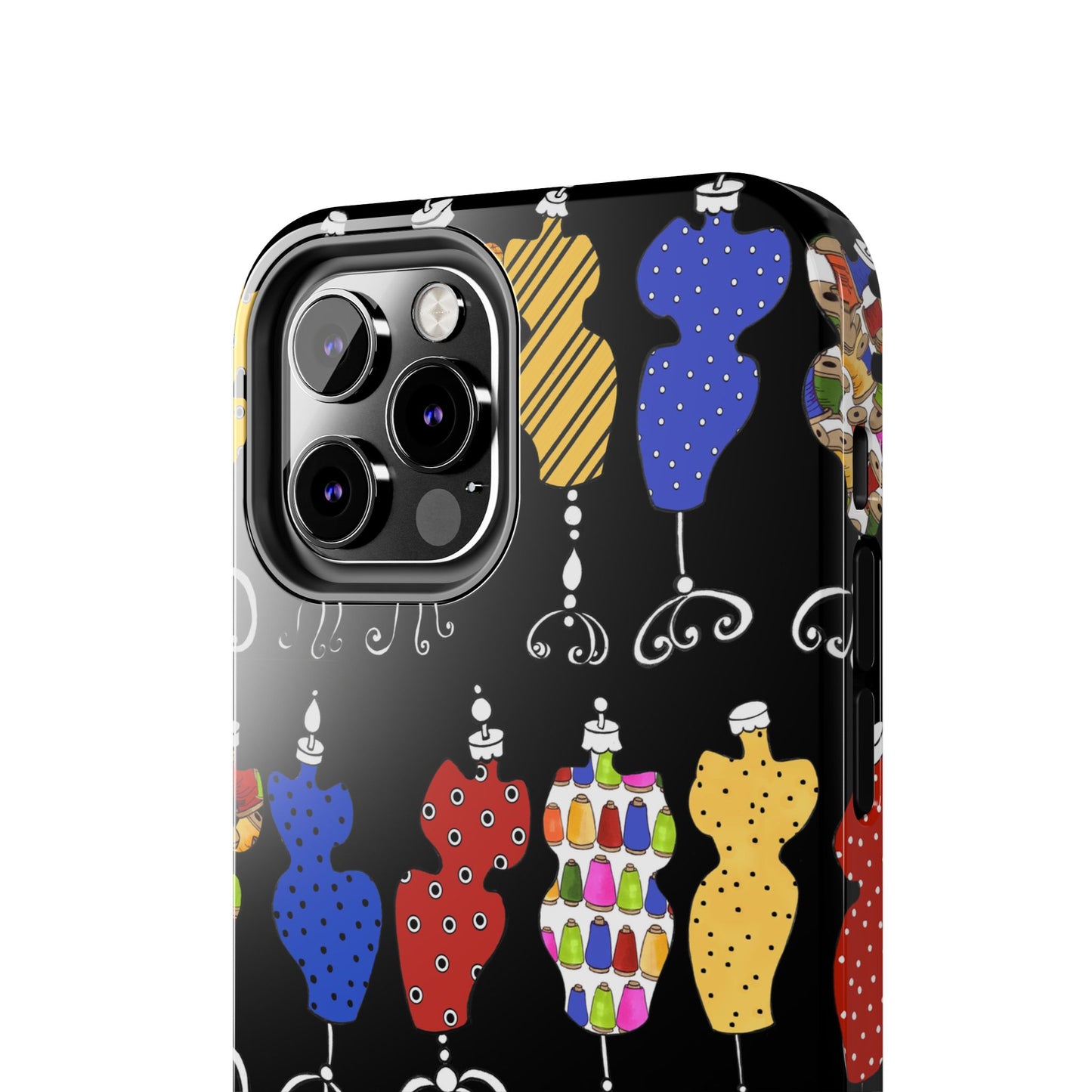Go Figure Black / Multi Phone Case
