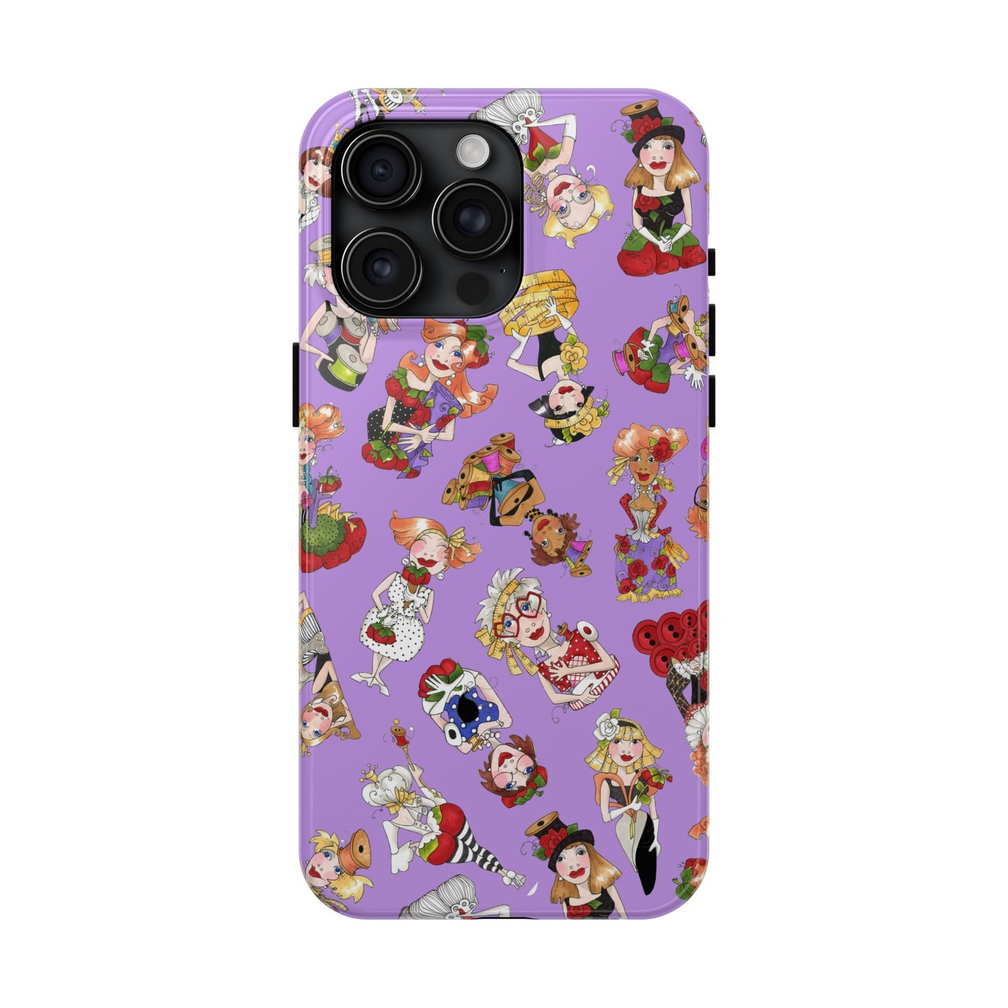 Curious Toss Purple Phone Case
