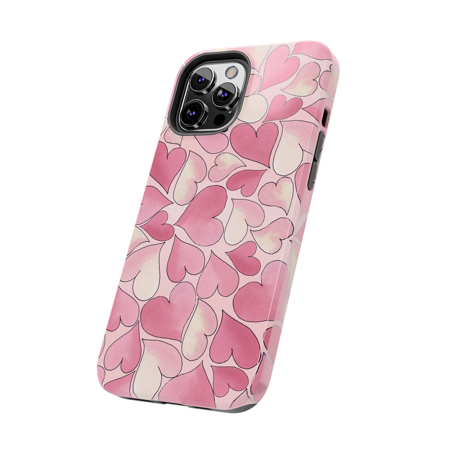 Hearts Pink Sky Phone Case