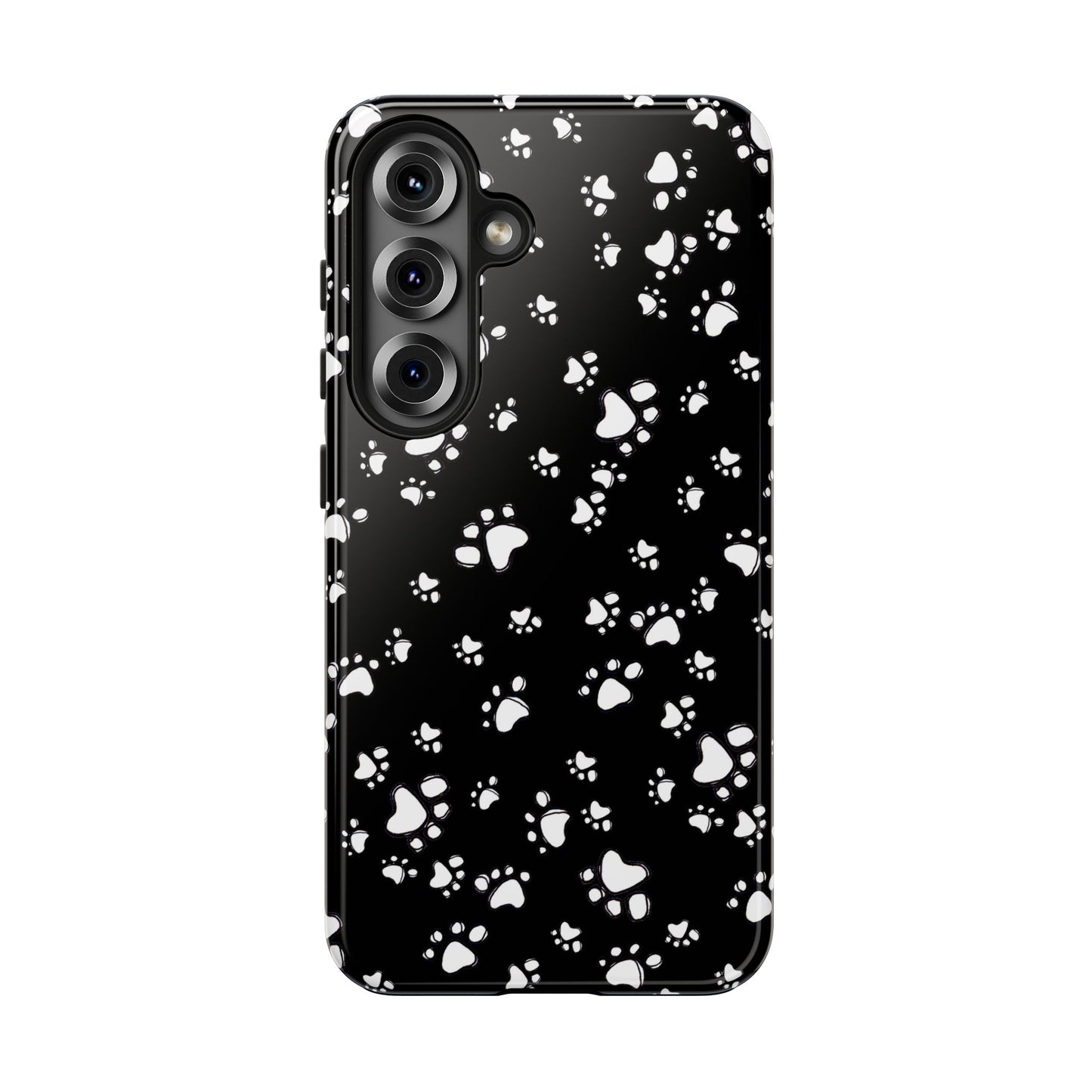 Paw Flakes Black Phone Case