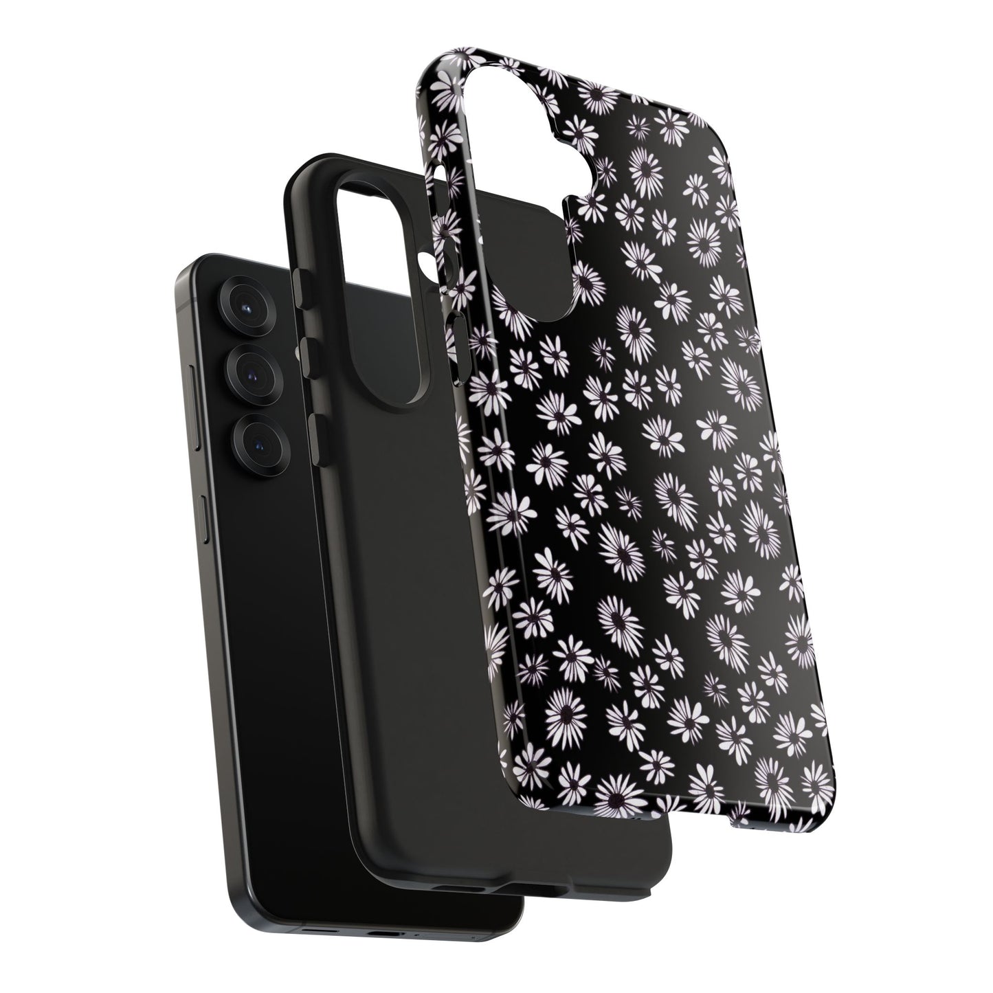 Random Daisy Black / White Phone Case