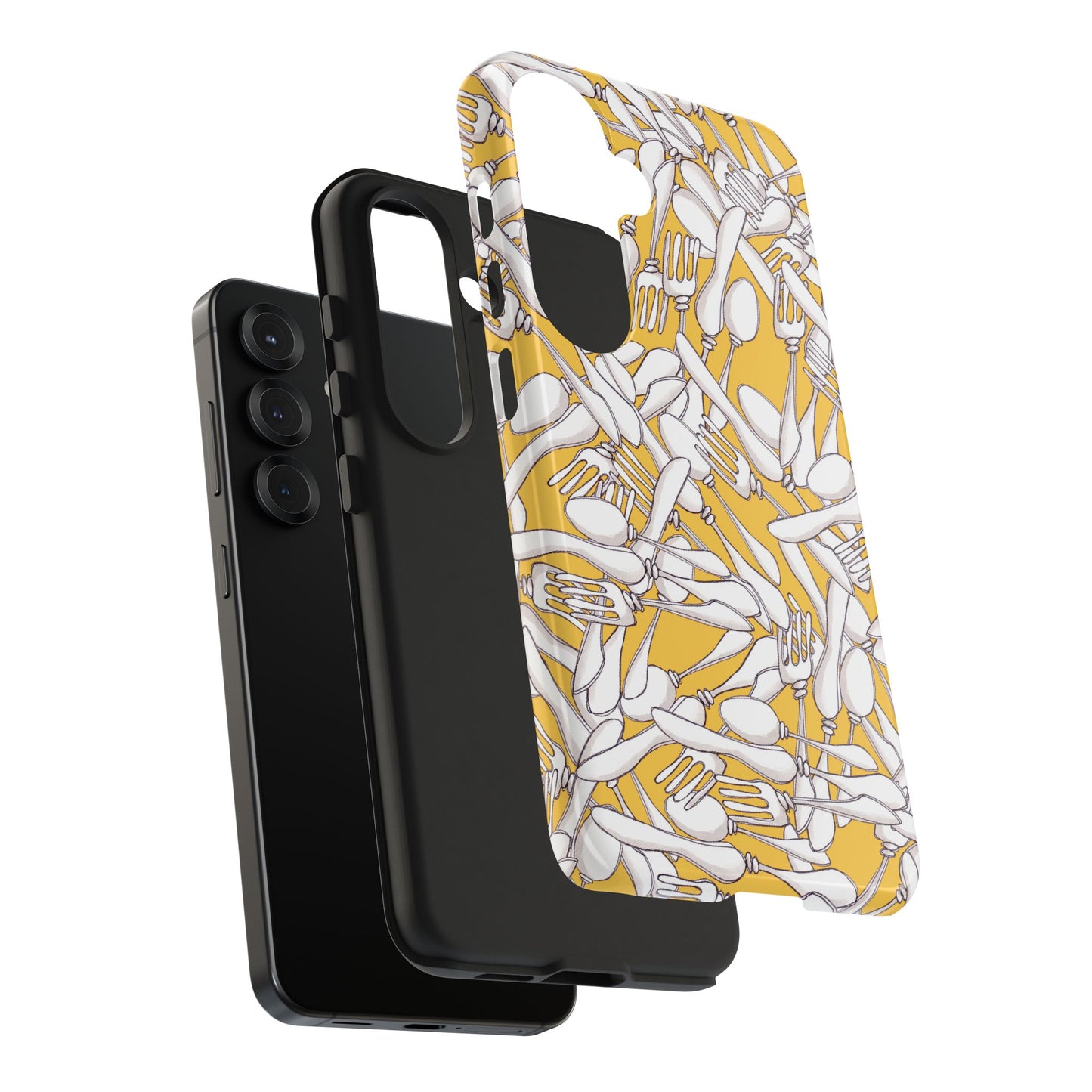 Silverware Wars Yellow Phone Case