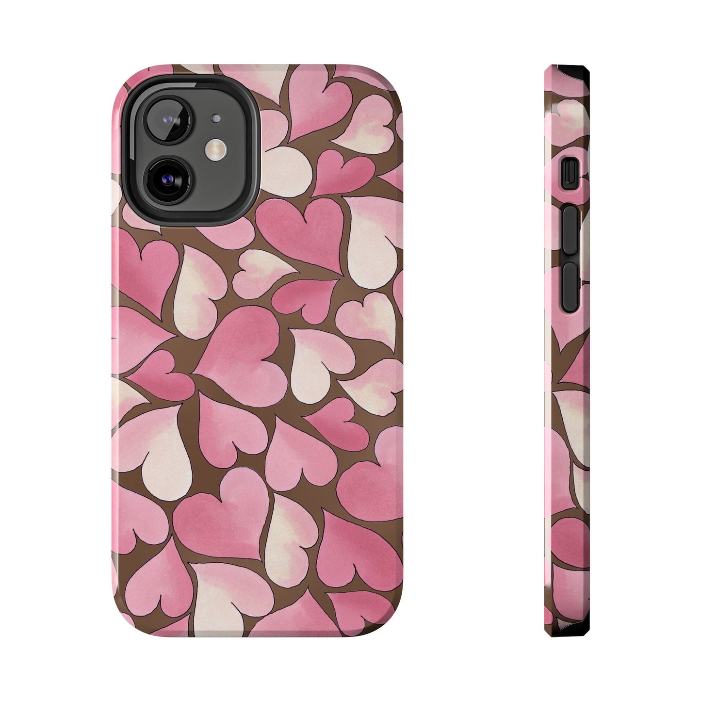 Hearts Chocolate Phone Case