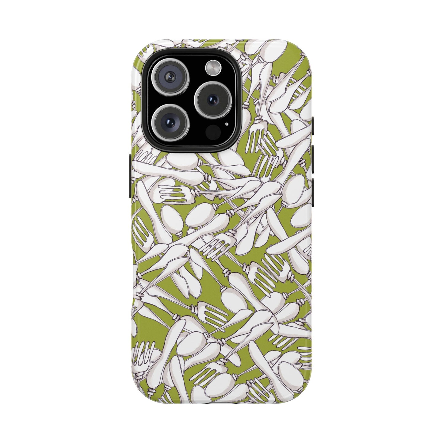 Silverware Wars Green Phone Case