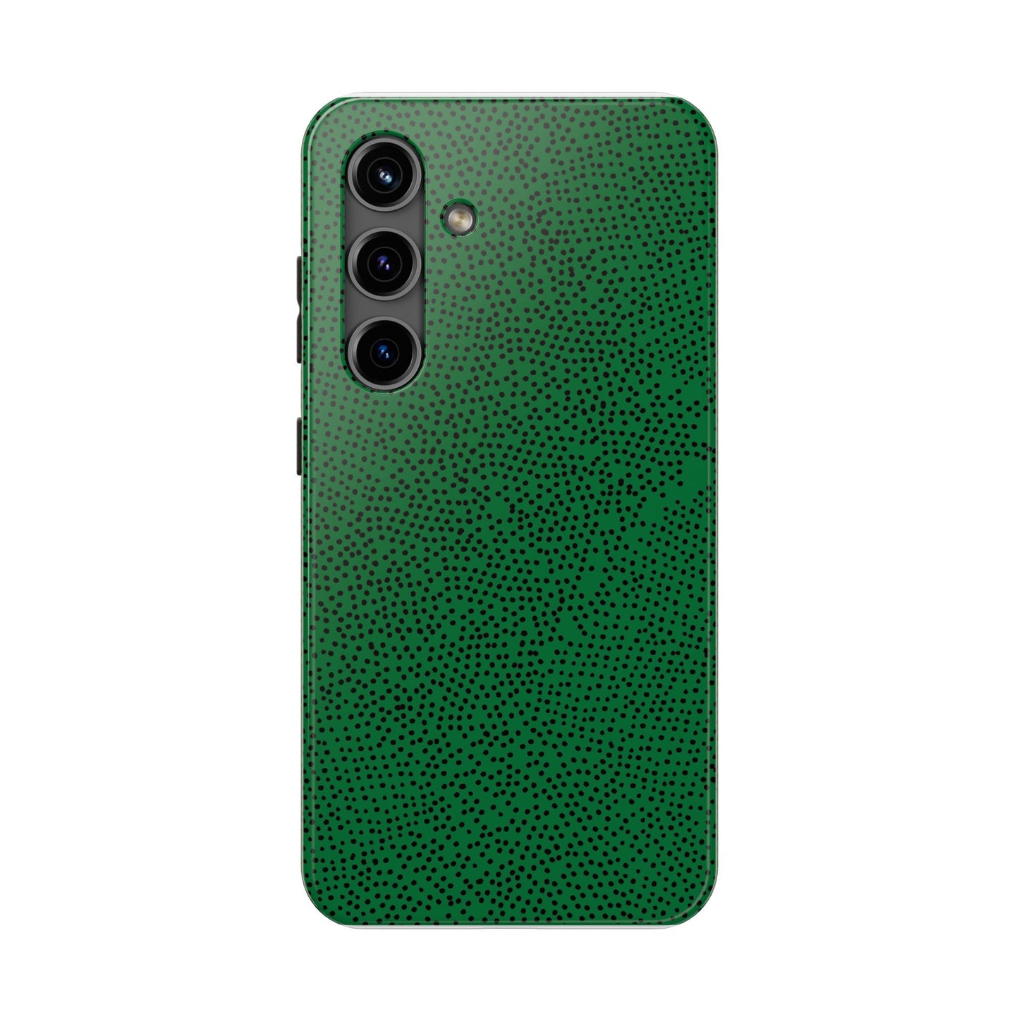 Mini Dot Green / Black Phone Case