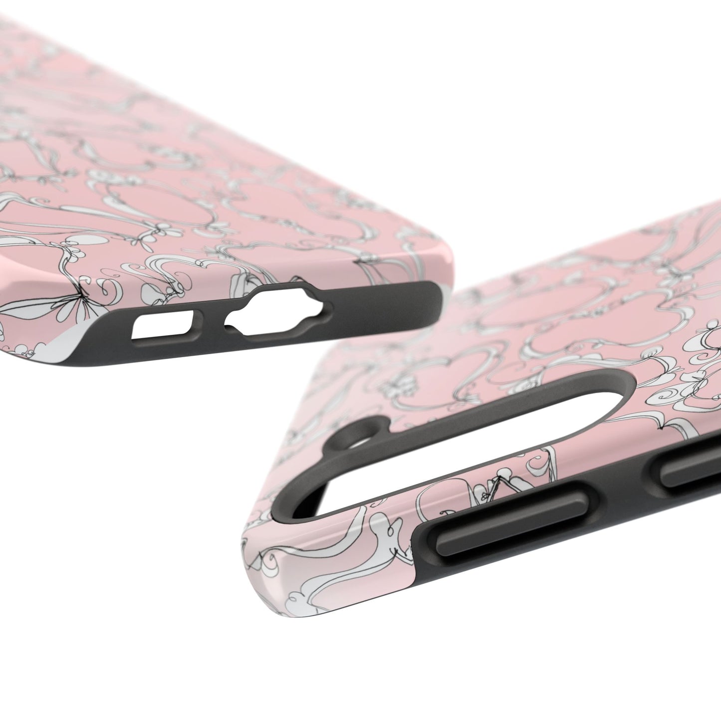 Fancy Frames Pink / White Phone Case