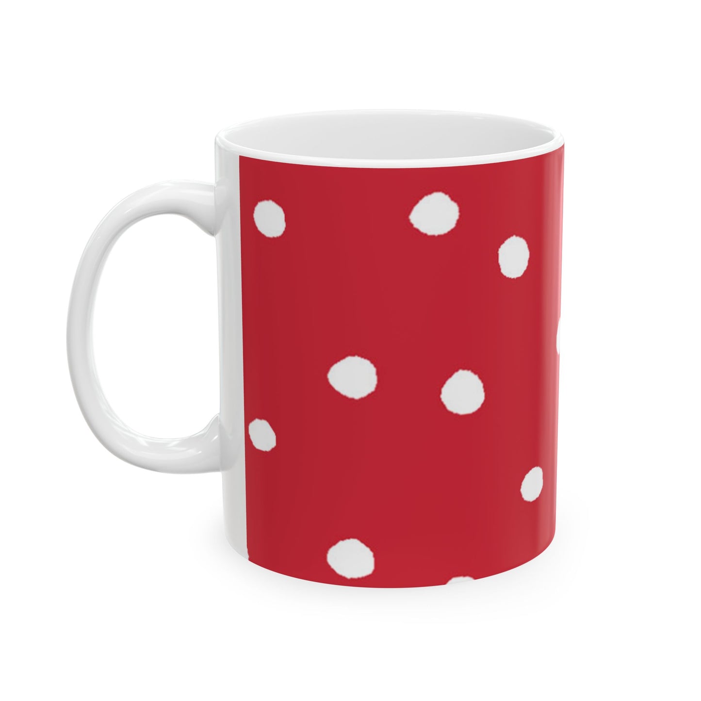 Dinky Dots Red / White Cup