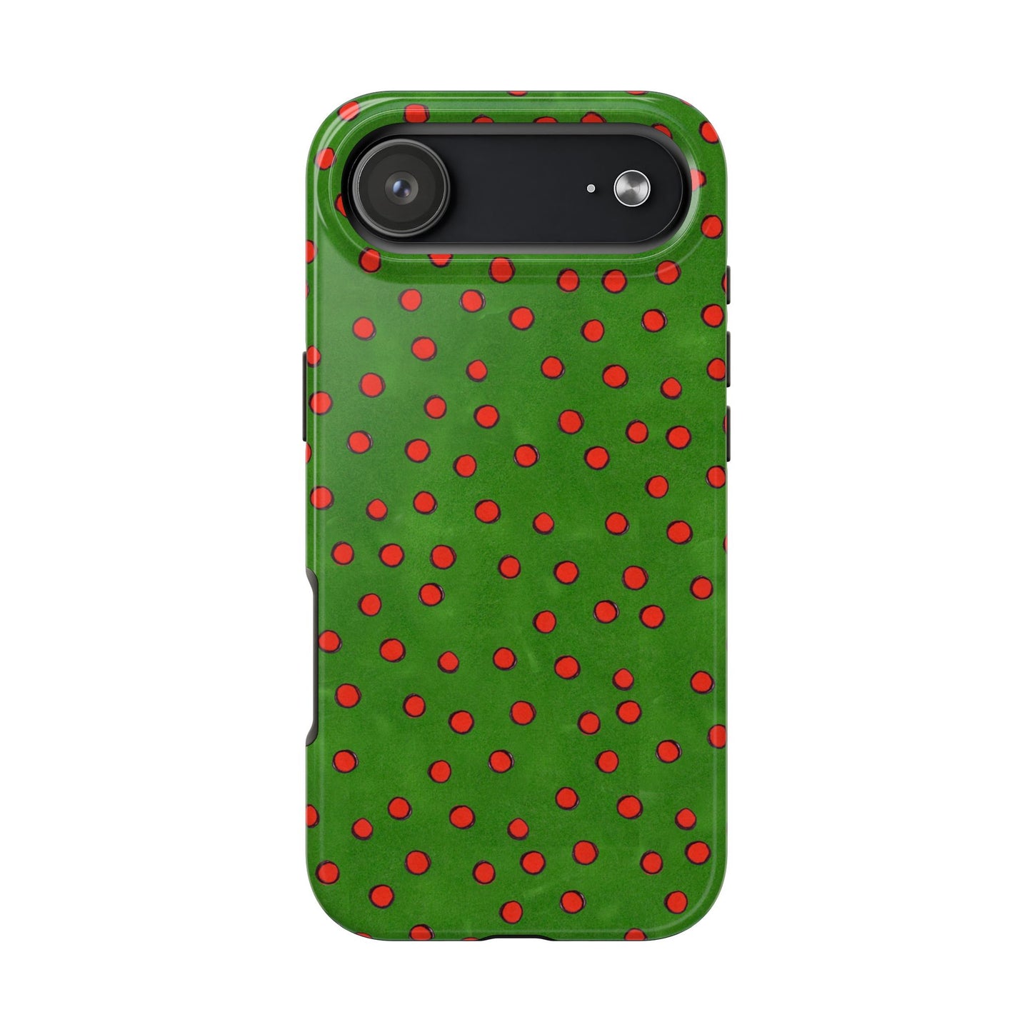 Dinky Dots Green / Red Phone Case