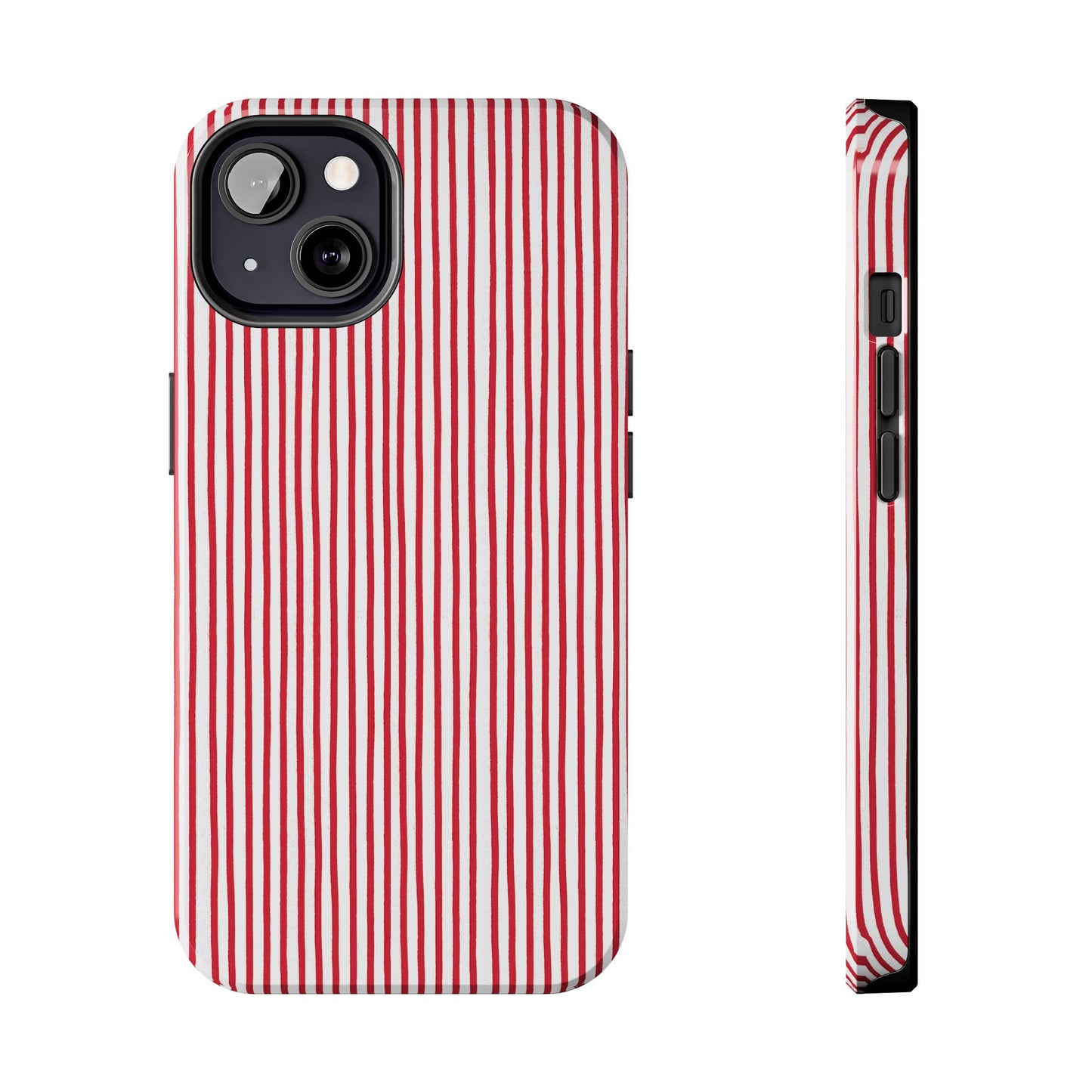 Candy Stripe White / Red Phone Case