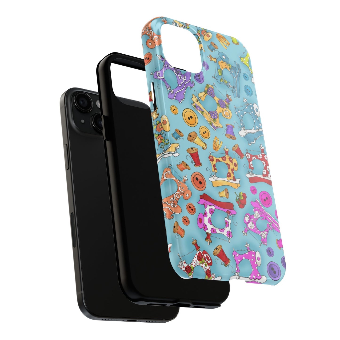 Sew Assorted Turquoise Phone Case