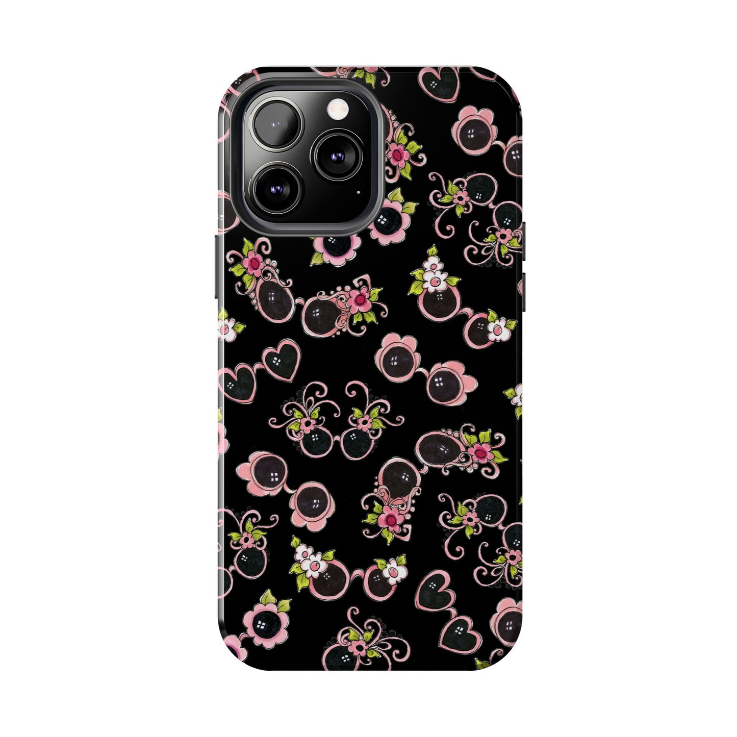 Tossed Shades Black Phone Case