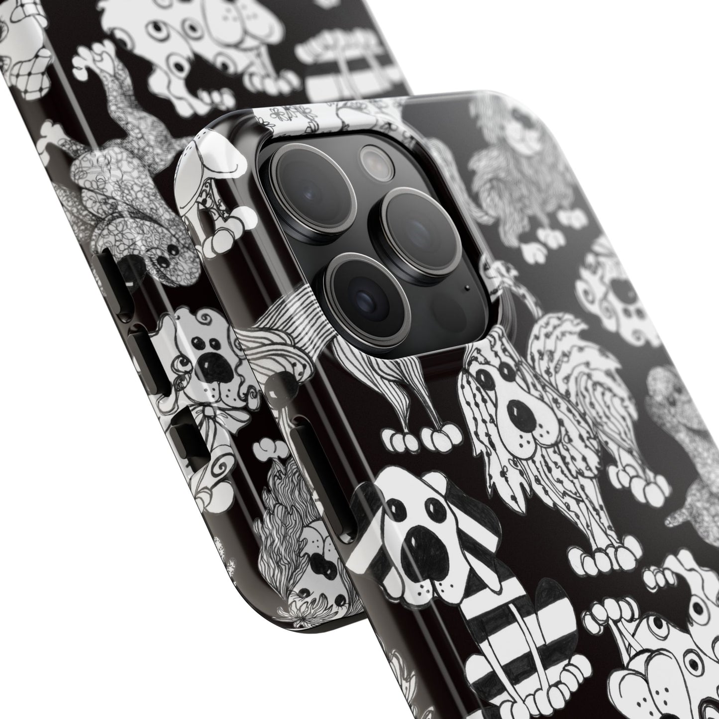 Dear Doggies Black Phone Case