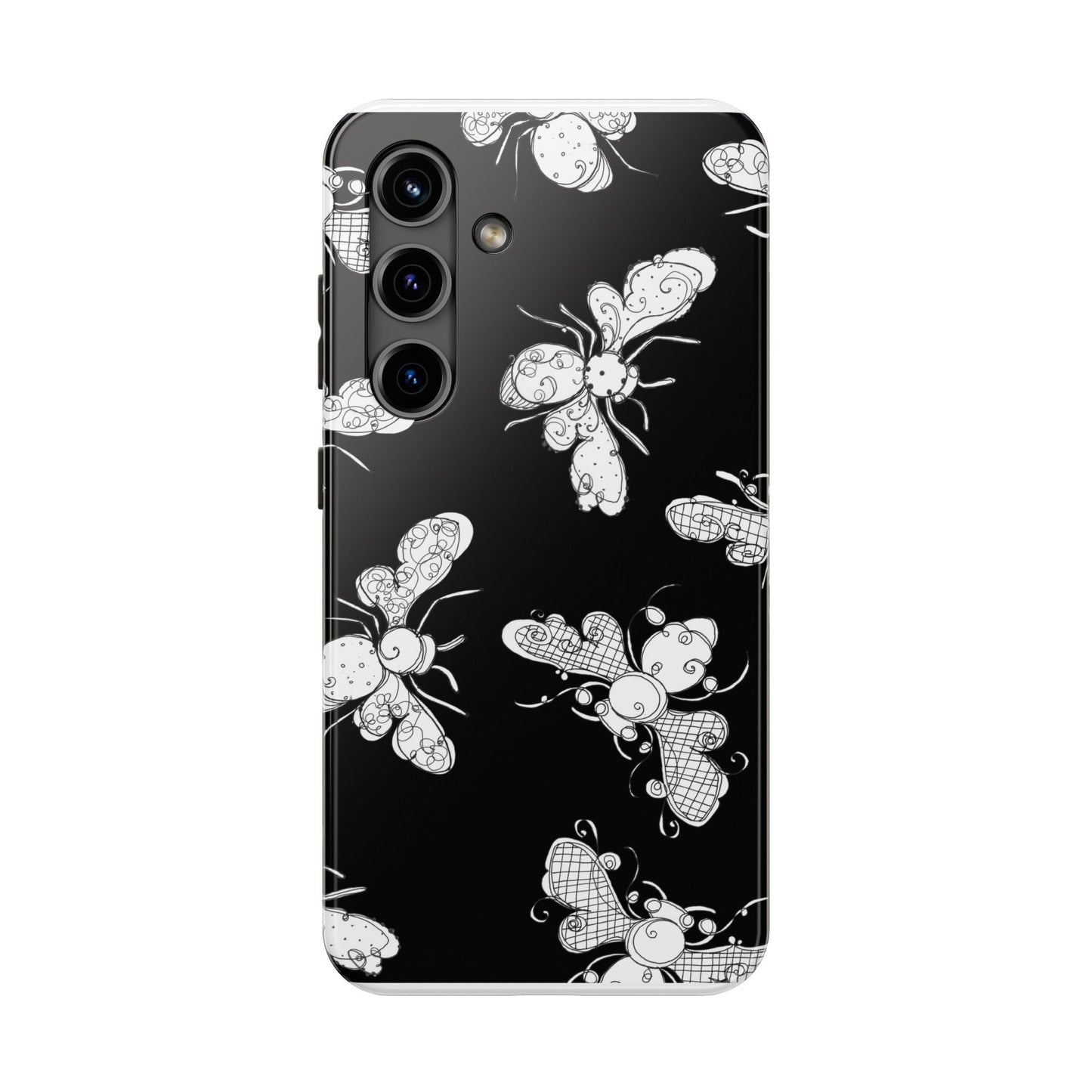 Busy Bee Black Phone Case