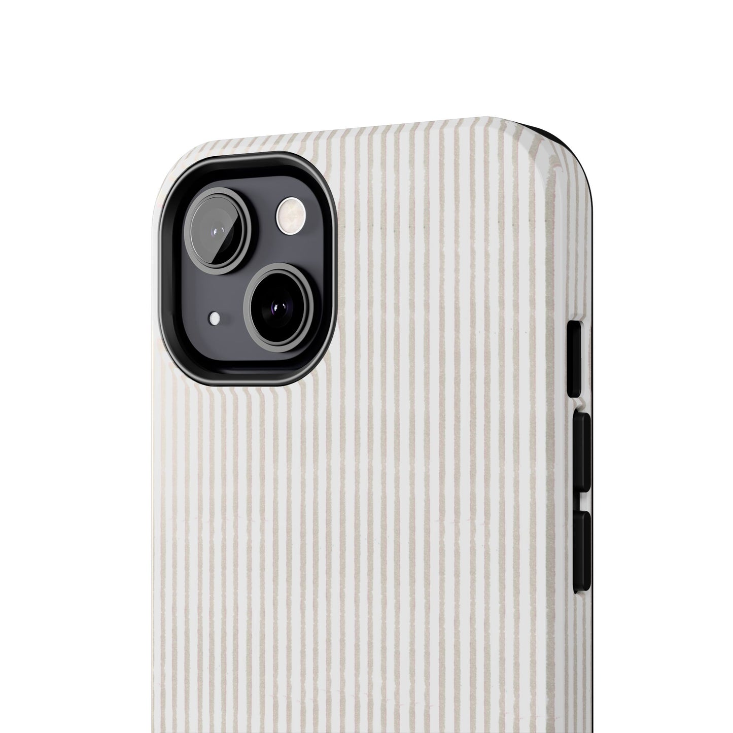 Stripe White / Gray Phone Case