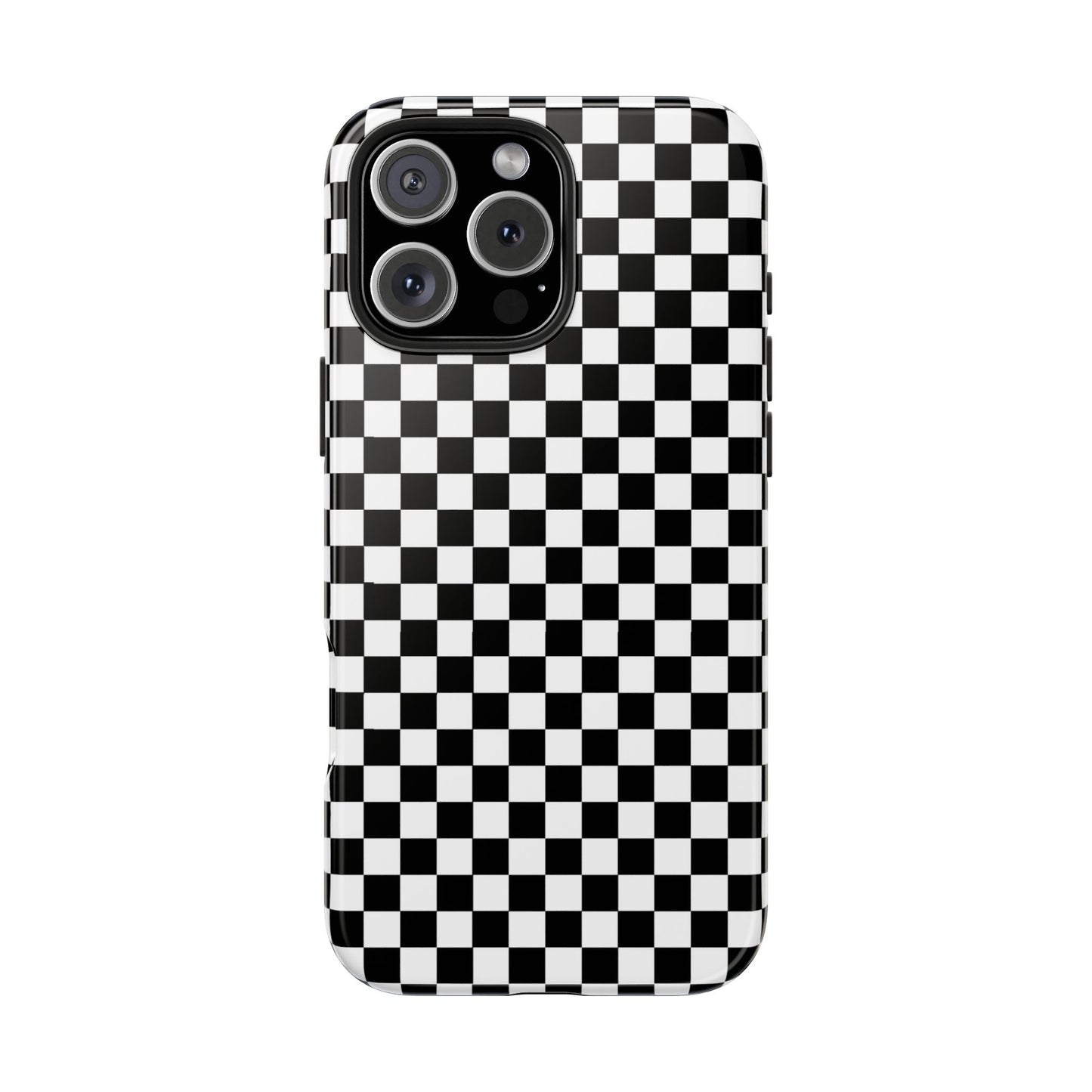 Checkerboard Black / White Phone Case