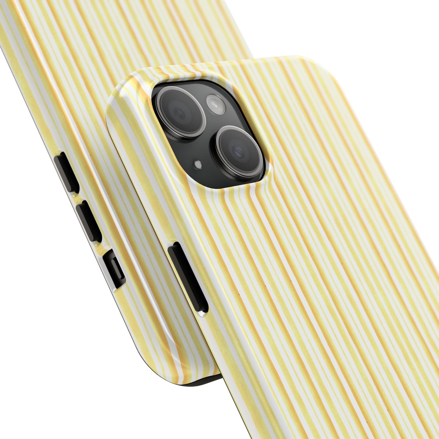 Tri Stripe Yellow Phone Case