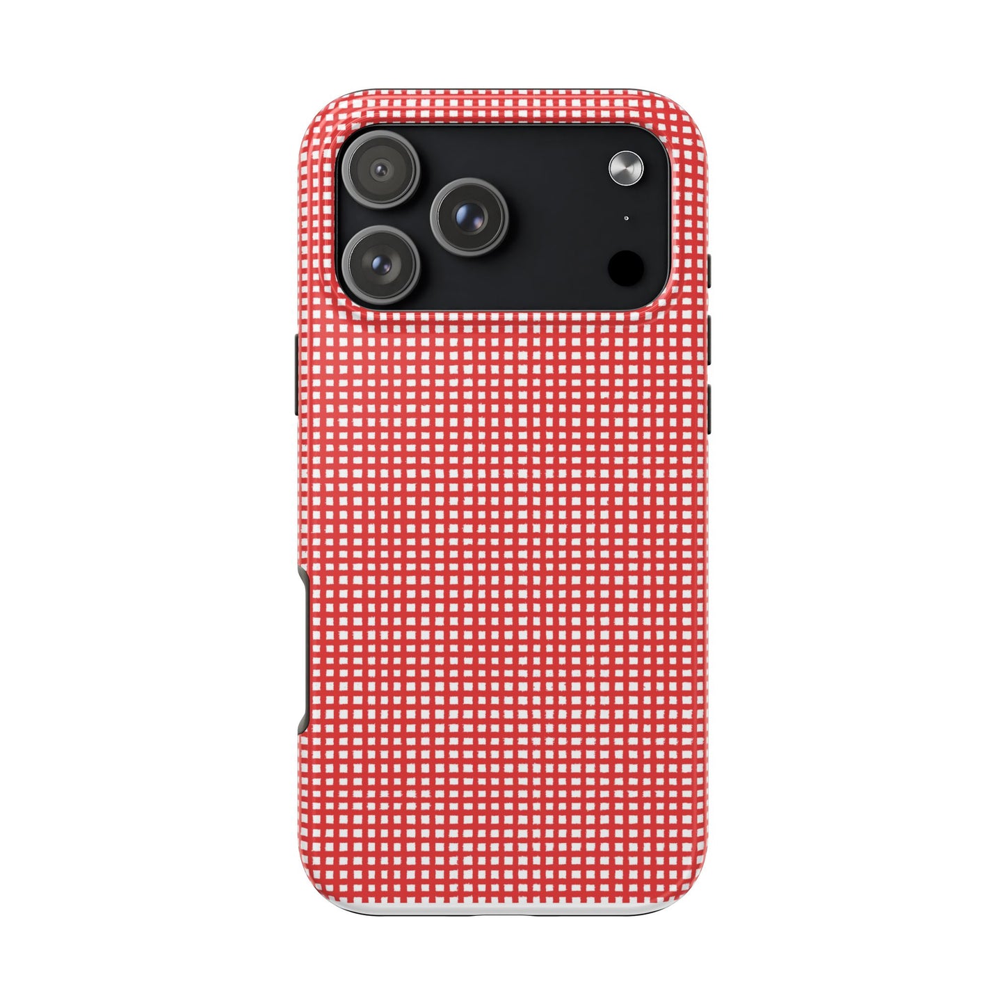 Chipper Check Red Phone Case