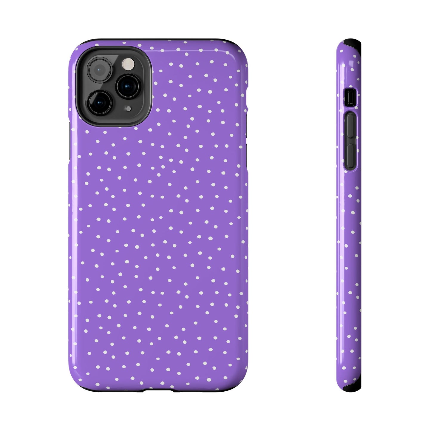Dinky Dots Lilac / White Phone Case