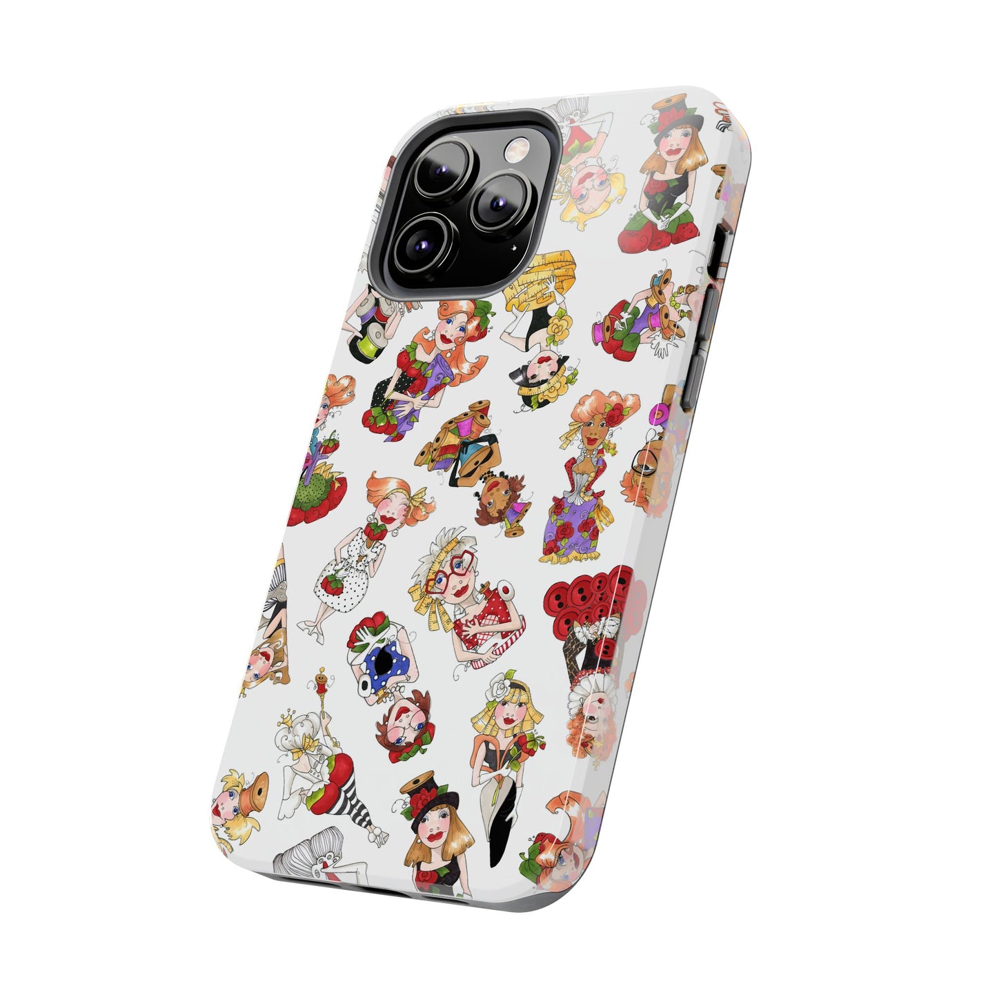 Curious Toss White Phone Case