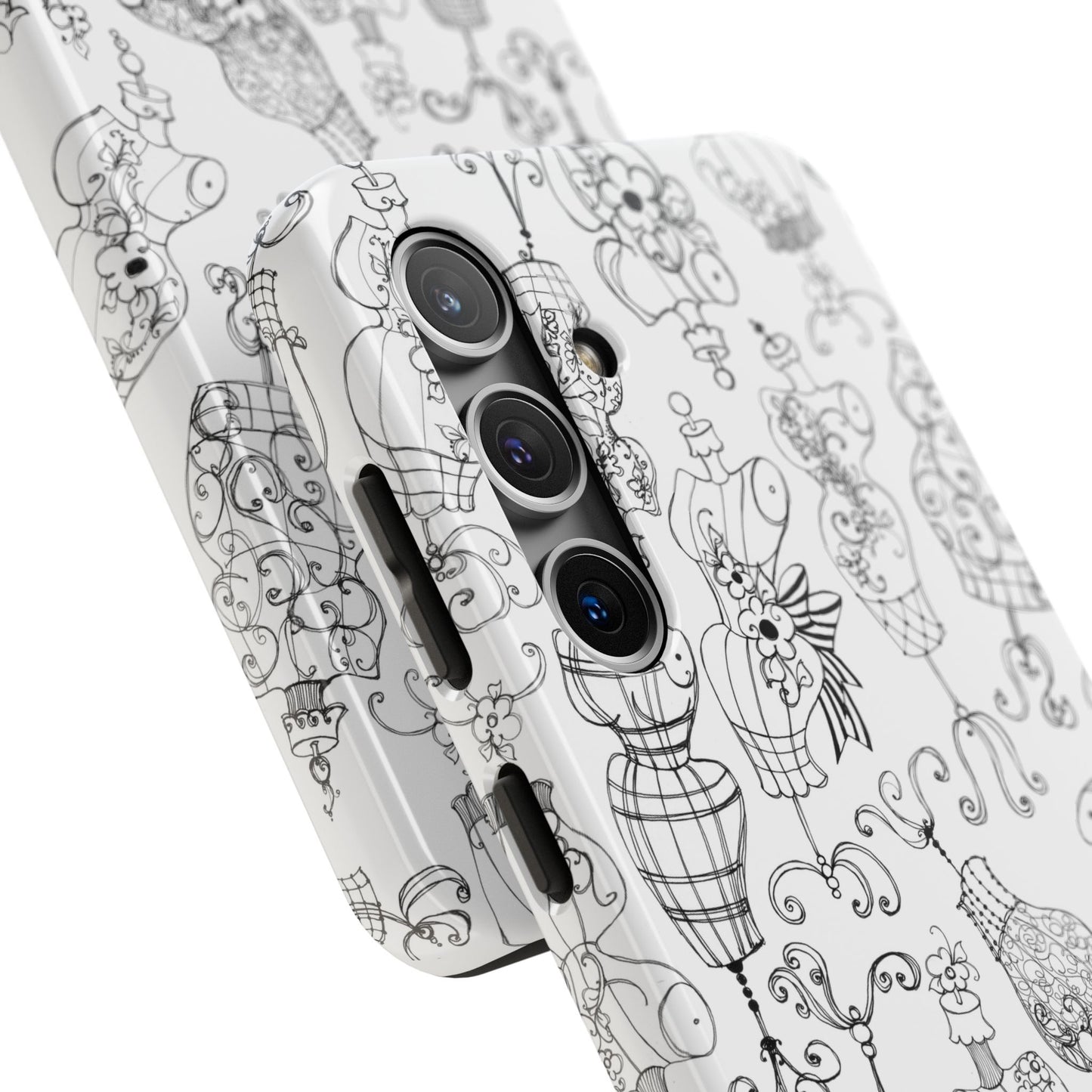 Mannequinique White / Black Phone Case
