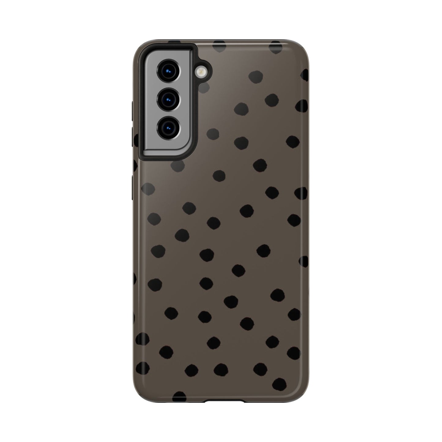 Dinky Dots Toast / Black Phone Case