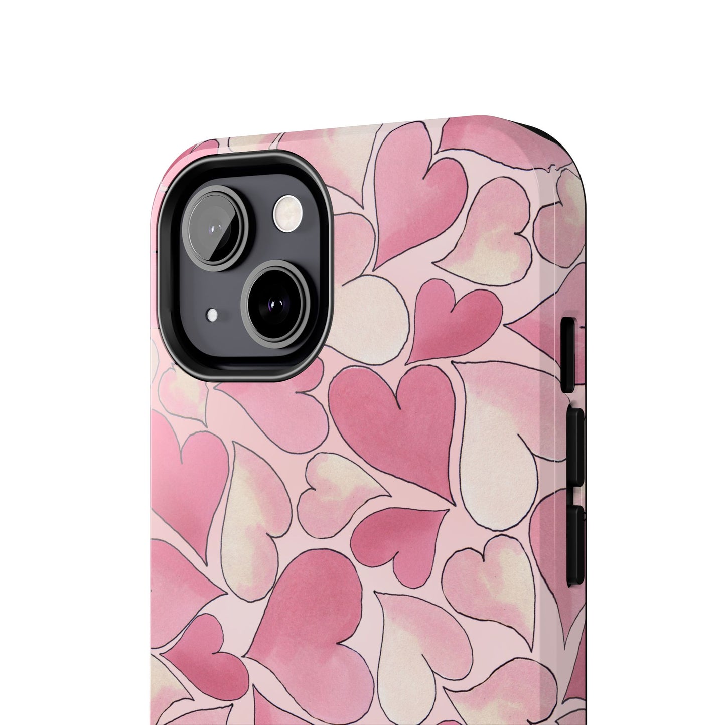Hearts Pink Sky Phone Case