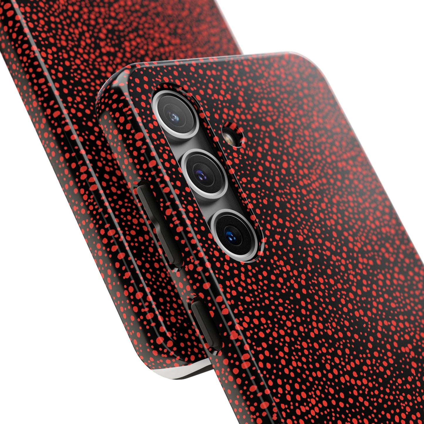 Confetti Red / Black Phone Case
