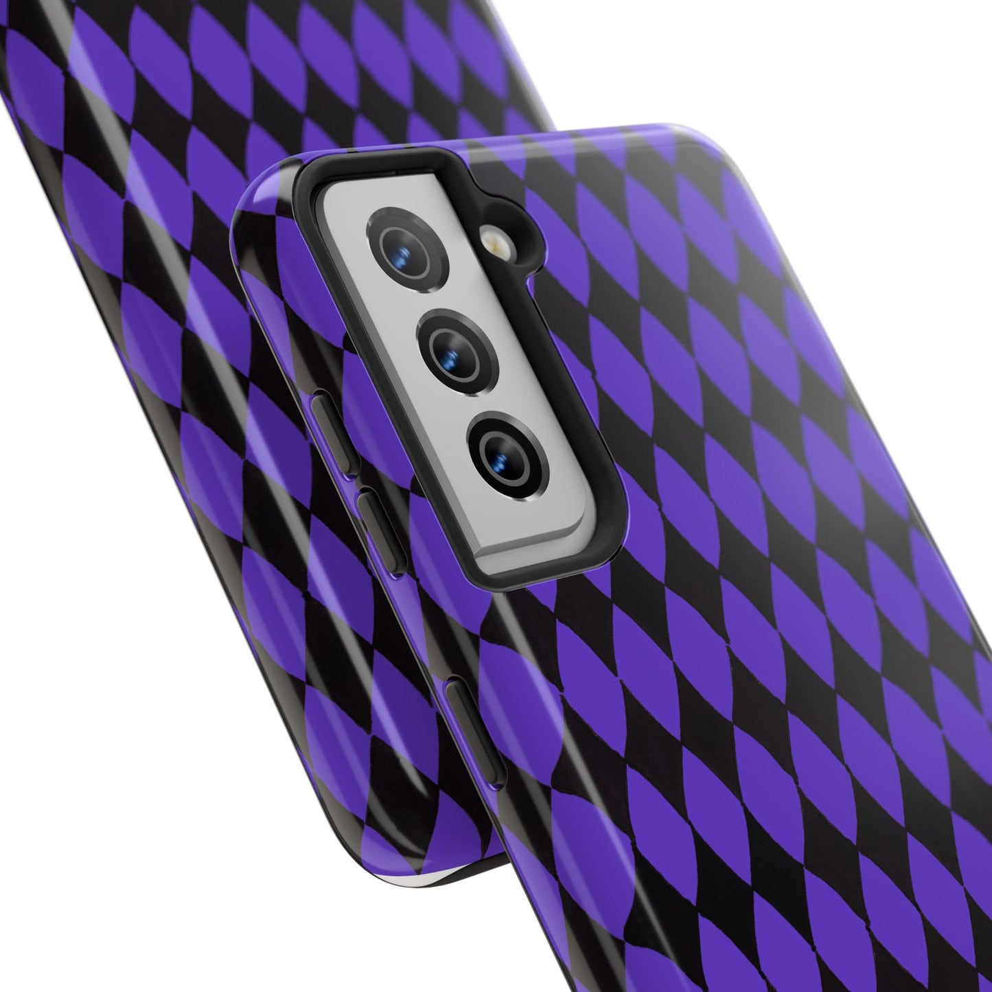 Diamond Purple / Black Phone Case