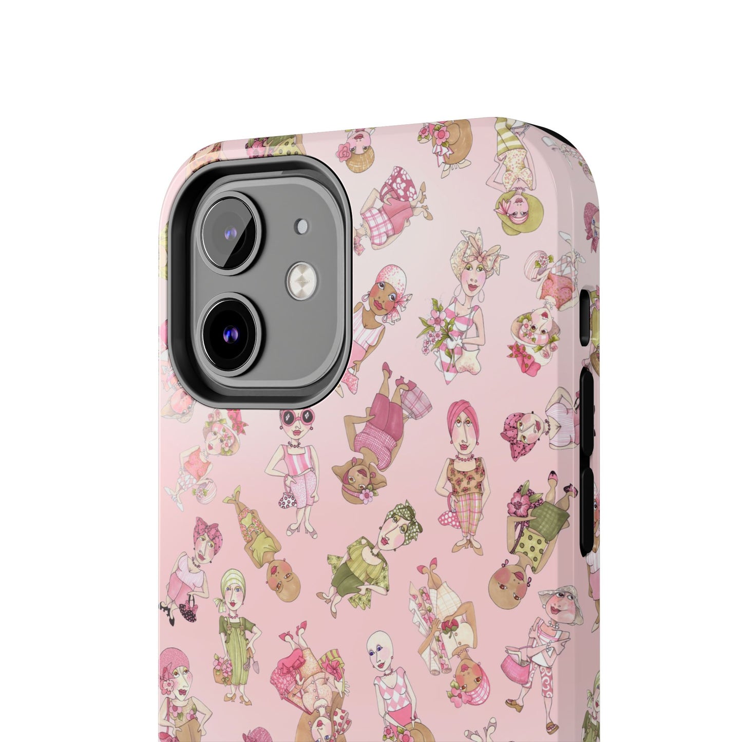 Tossed Ladies Pink Phone Case