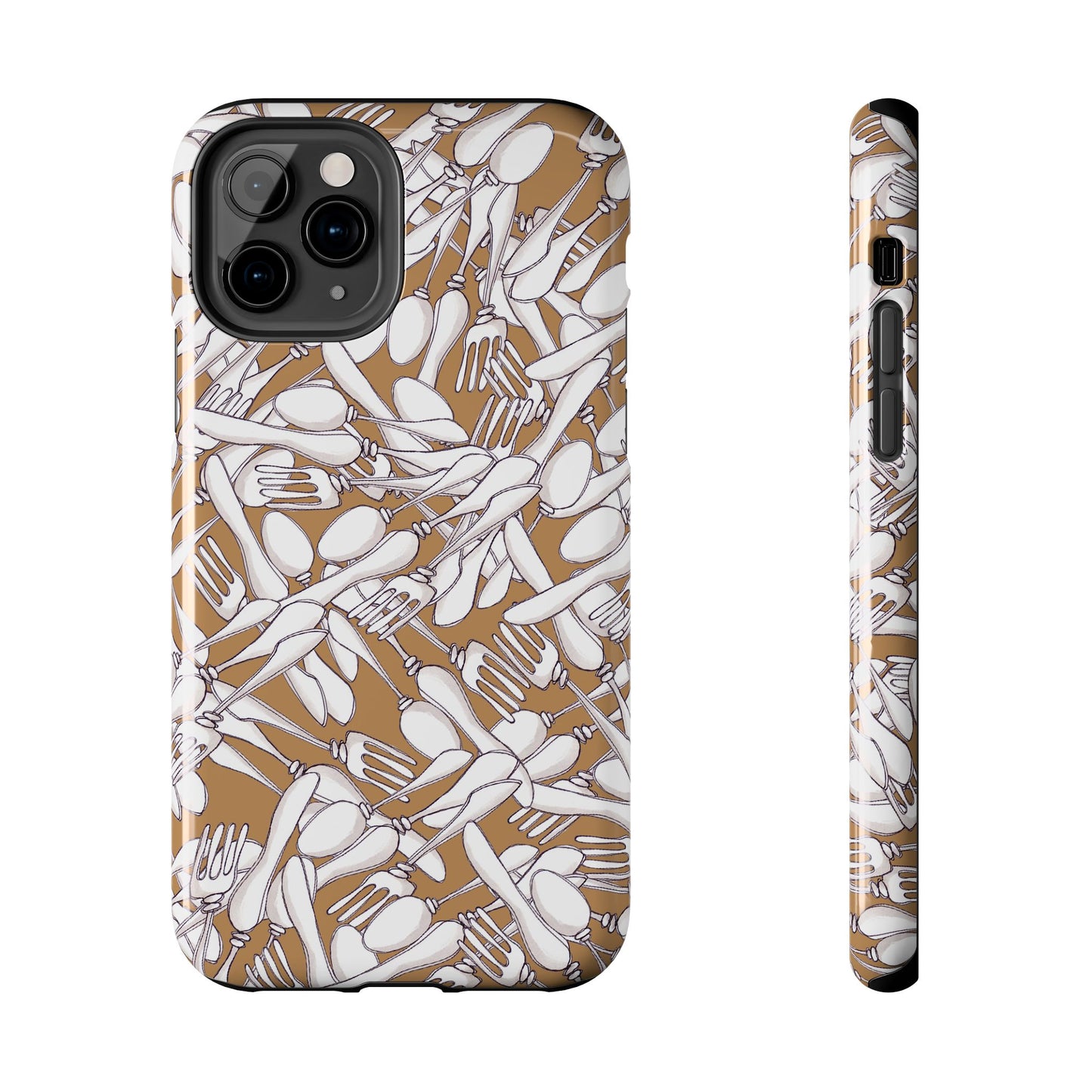 Silverware Wars Brown Phone Case