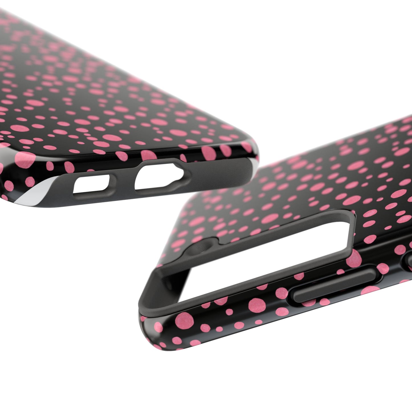 Balloon Dots Black / Pink Phone Case