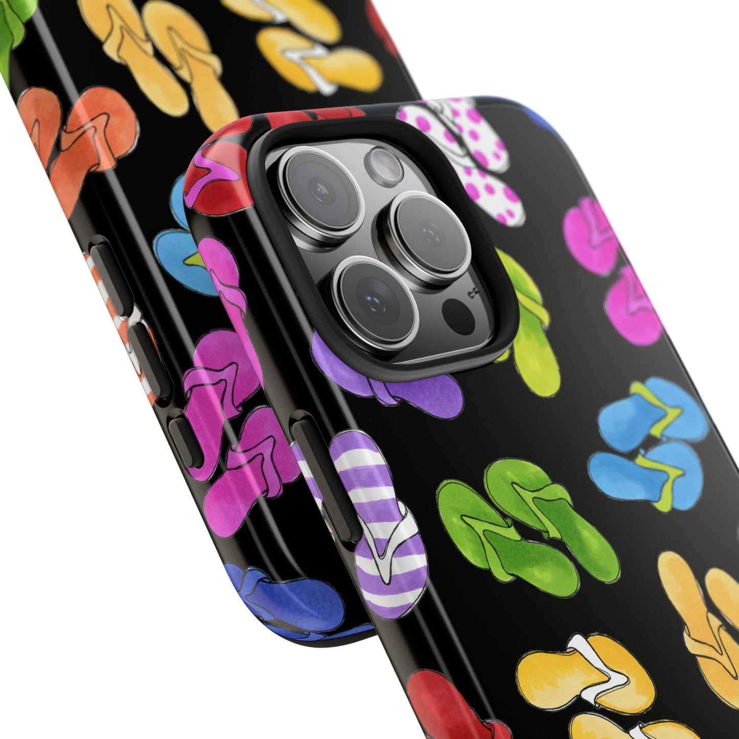 Fun Flops Black Phone Case