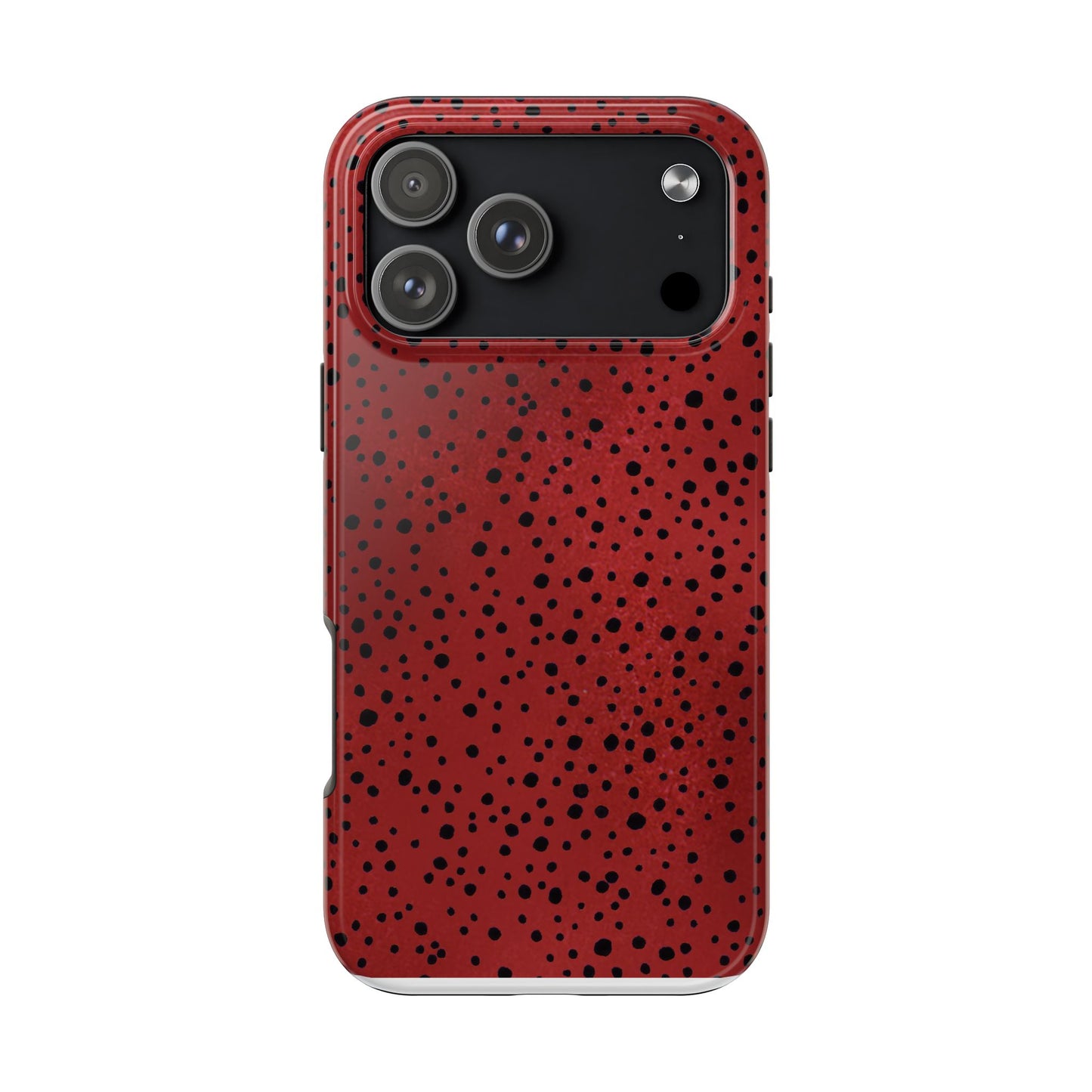 Pepper Dots Red / Black Phone Case